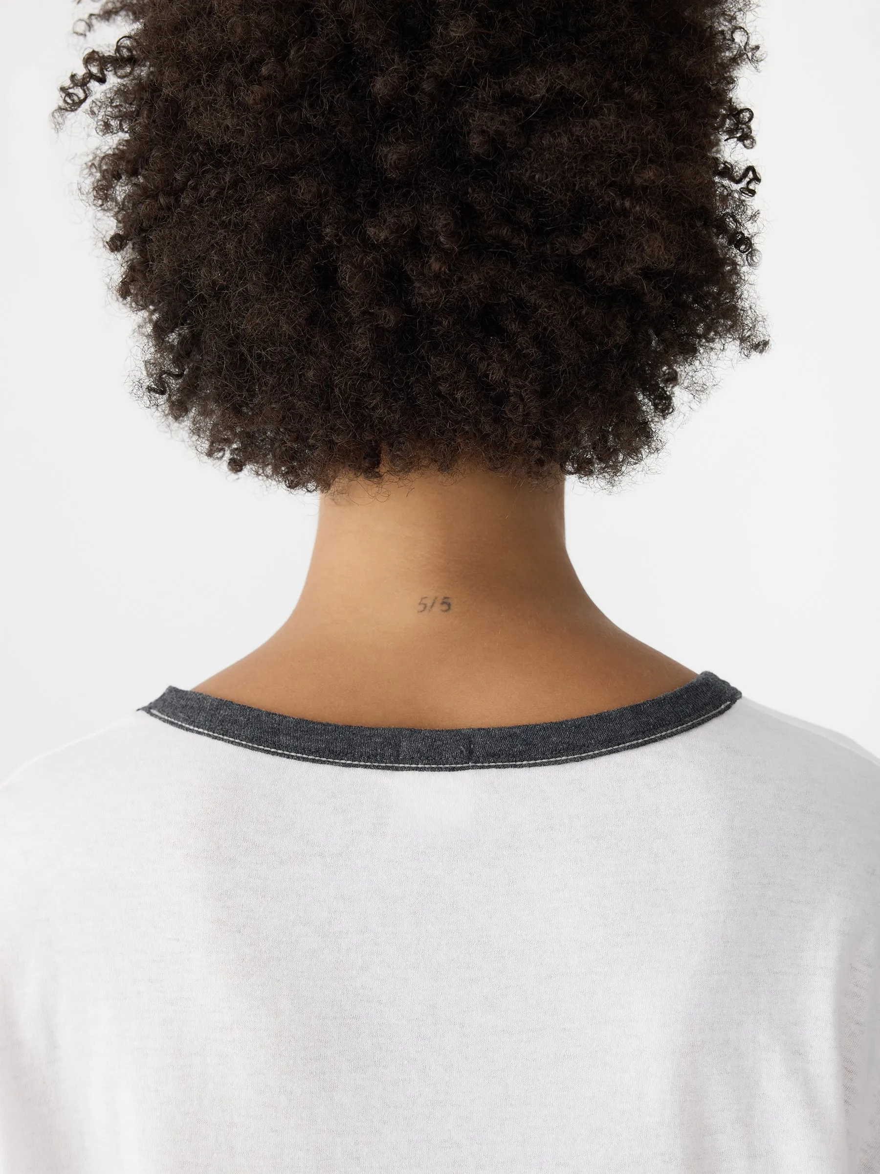 Boyfriend Heritage Long Sleeve T-Shirt sold by Bassike product image thumbnail 5