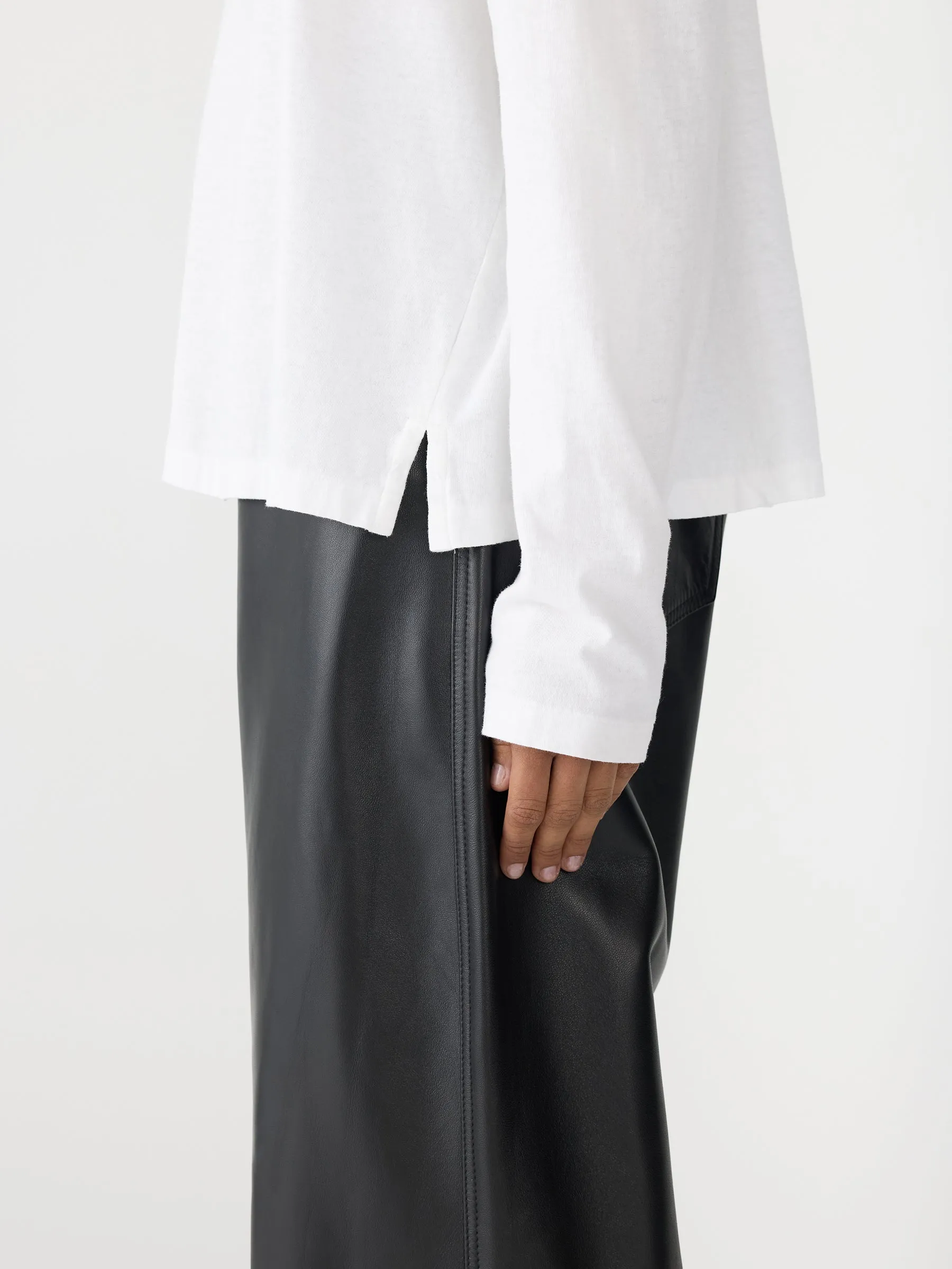 Boyfriend Heritage Long Sleeve T-Shirt sold by Bassike product image thumbnail 4