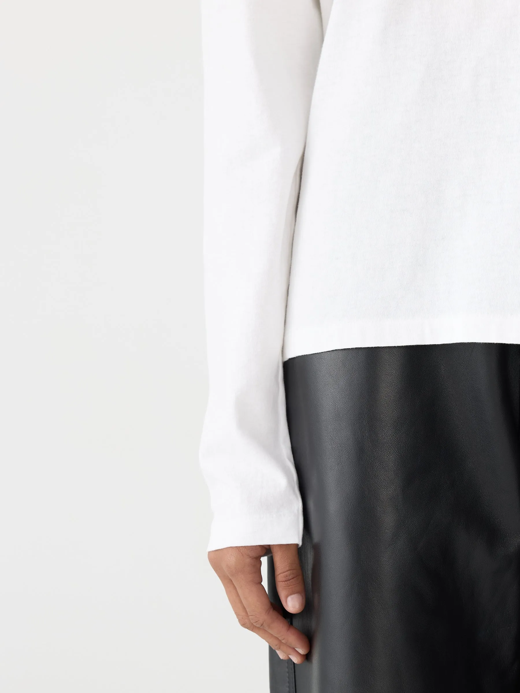 Boyfriend Heritage Long Sleeve T-Shirt sold by Bassike product image thumbnail 3