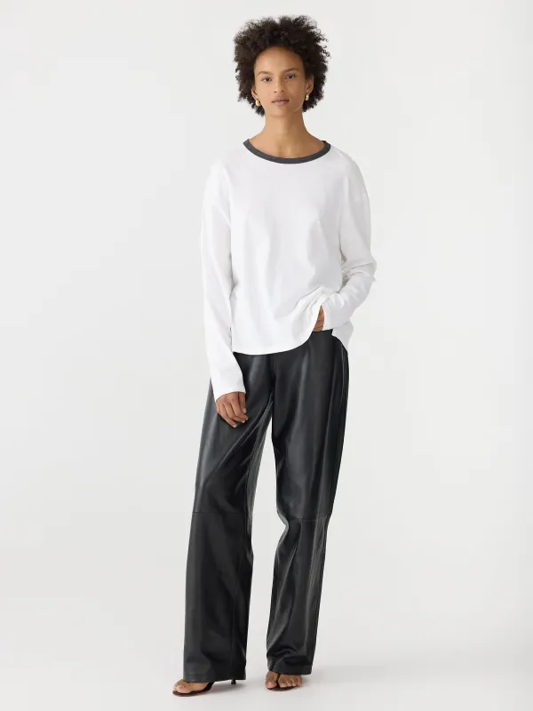 Boyfriend Heritage Long Sleeve T-Shirt sold by Bassike