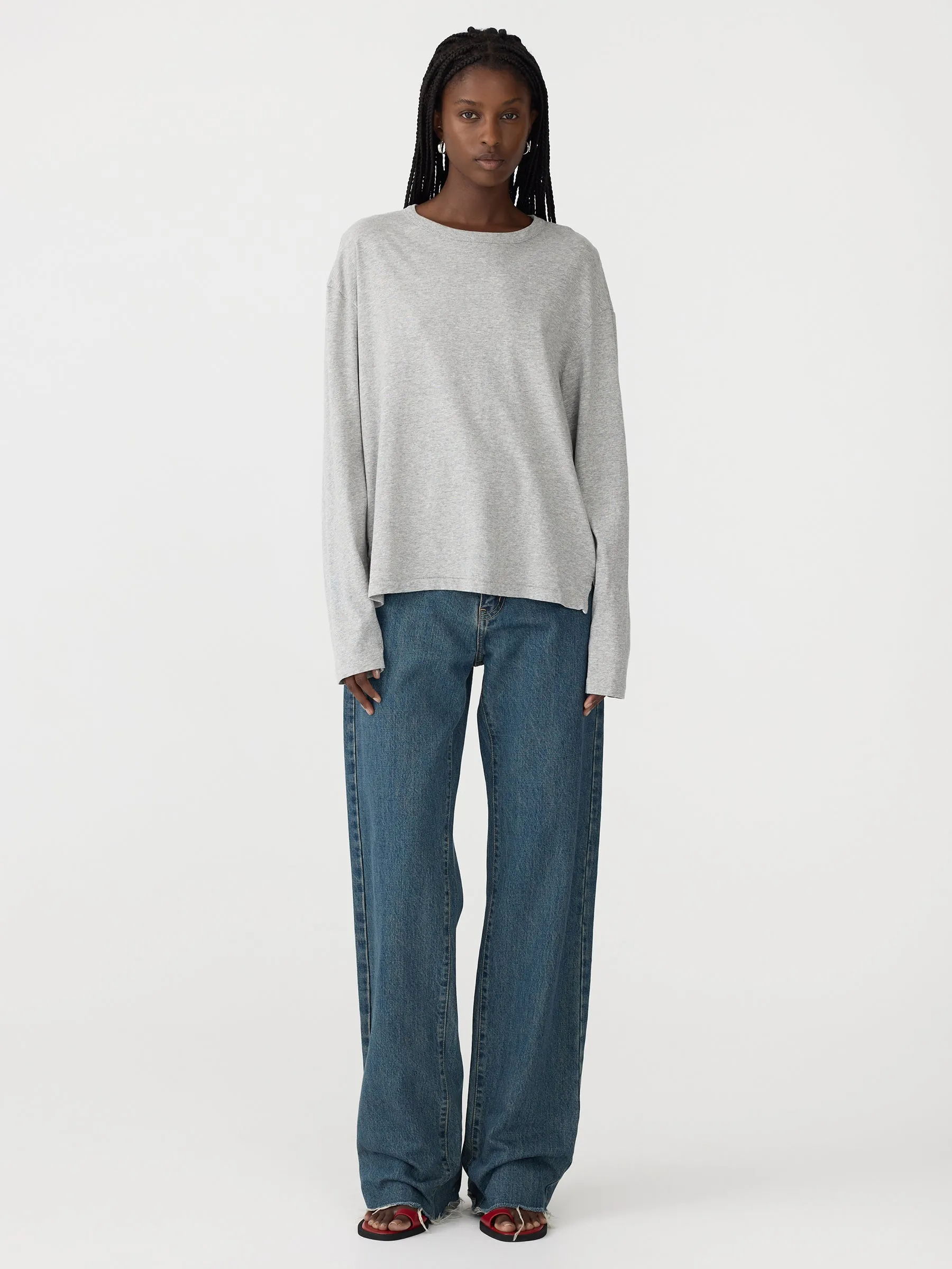 Boyfriend Heritage Long Sleeve T-Shirt sold by Bassike