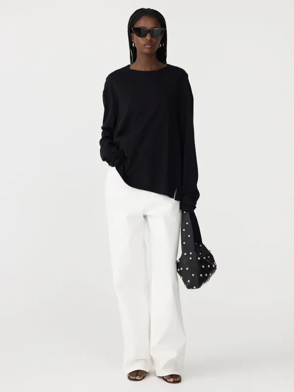 Boyfriend Heritage Long Sleeve T-Shirt sold by Bassike