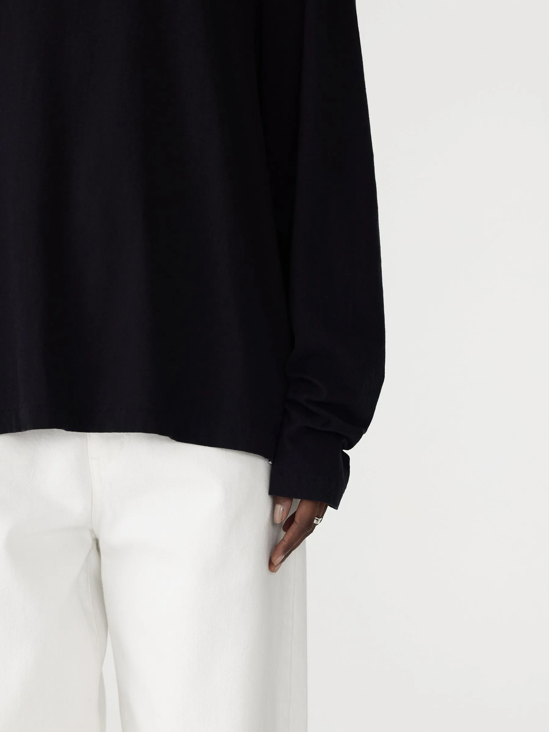 Boyfriend Heritage Long Sleeve T-Shirt sold by Bassike product image thumbnail 3