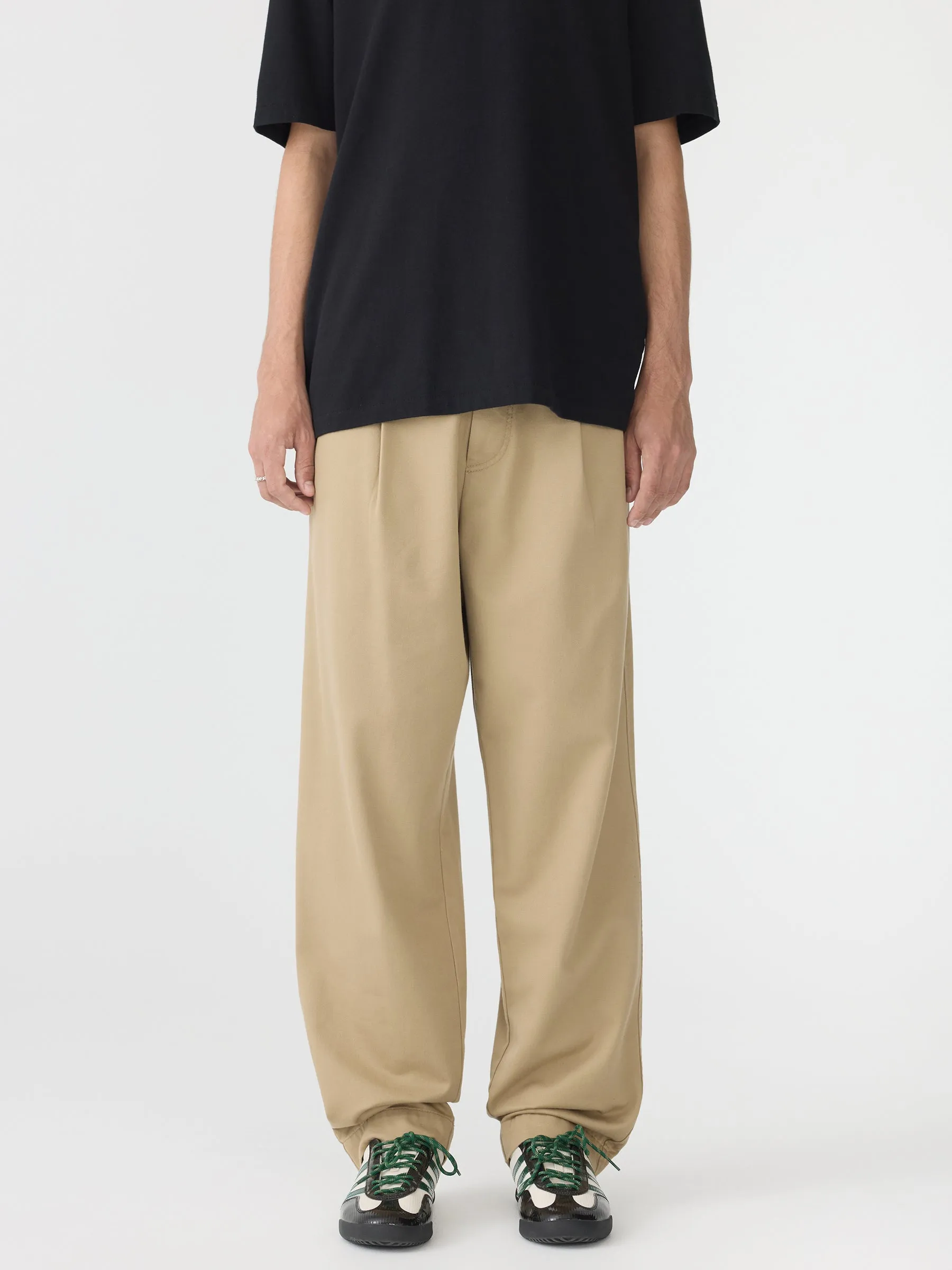 Cotton Twill Pleat Pant sold by Bassike product image thumbnail 2