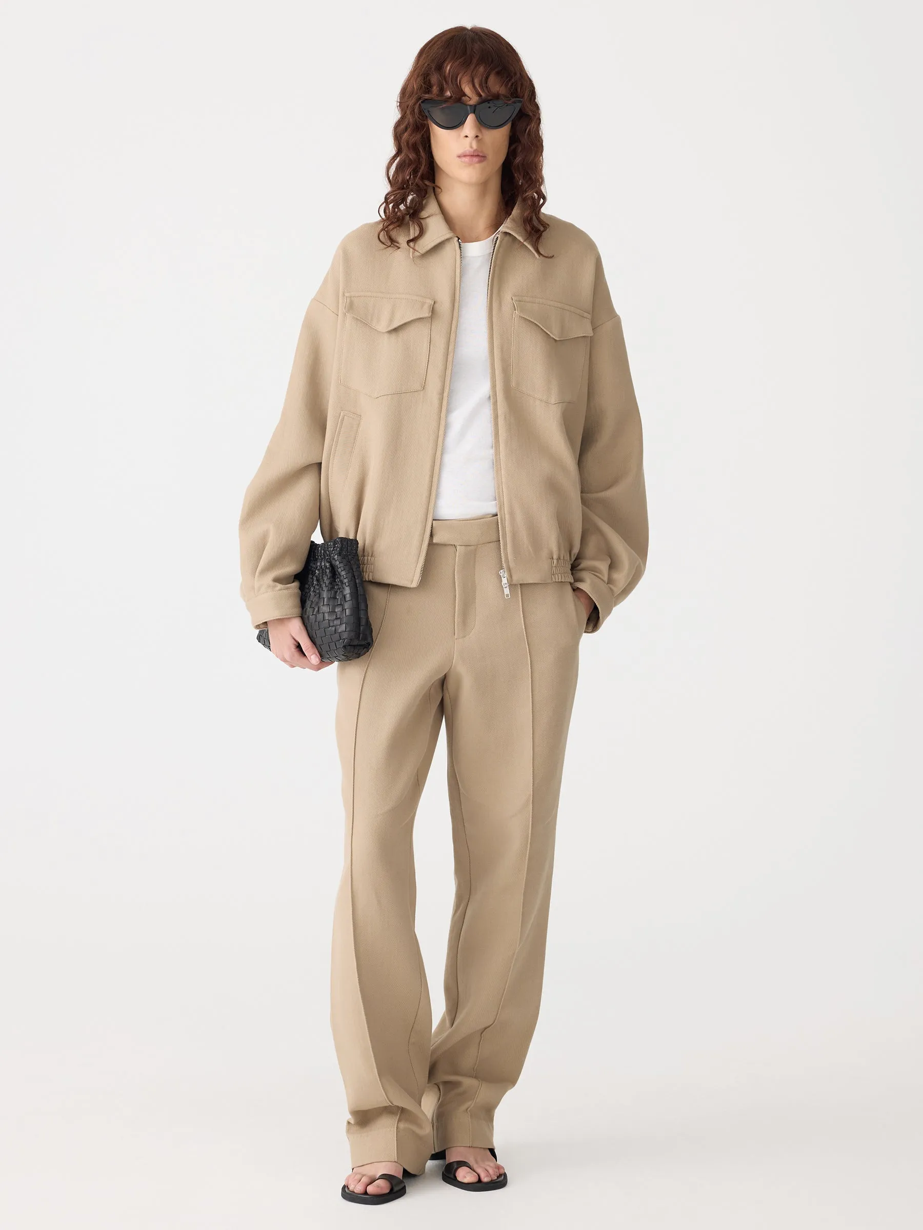 Raised Twill Straight Leg Pant sold by Bassike