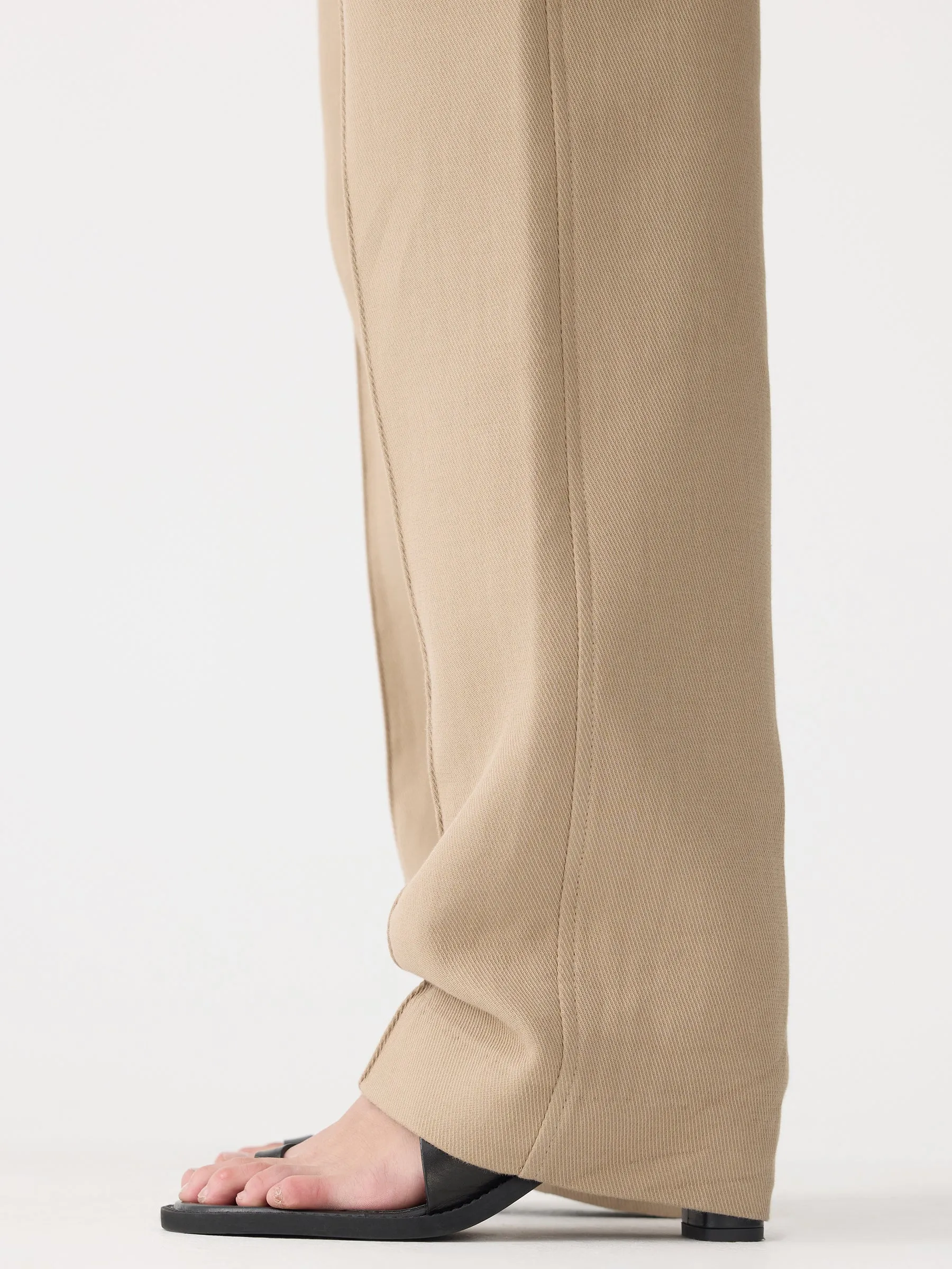 Raised Twill Straight Leg Pant sold by Bassike product image thumbnail 4
