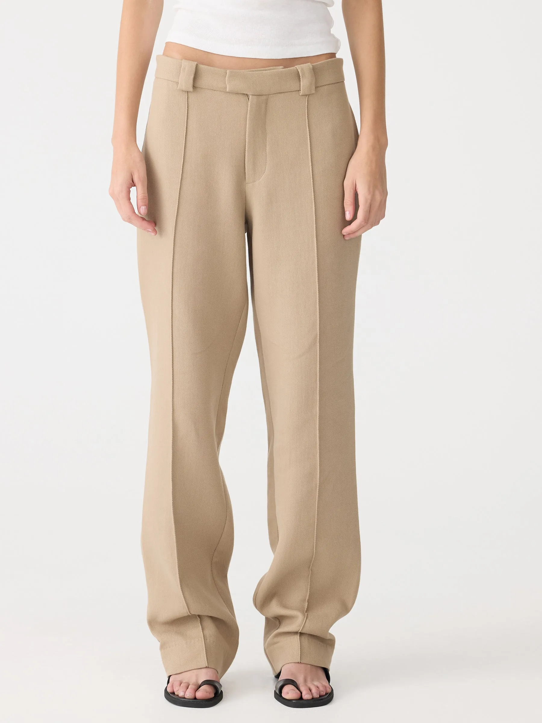 Raised Twill Straight Leg Pant sold by Bassike product image thumbnail 2