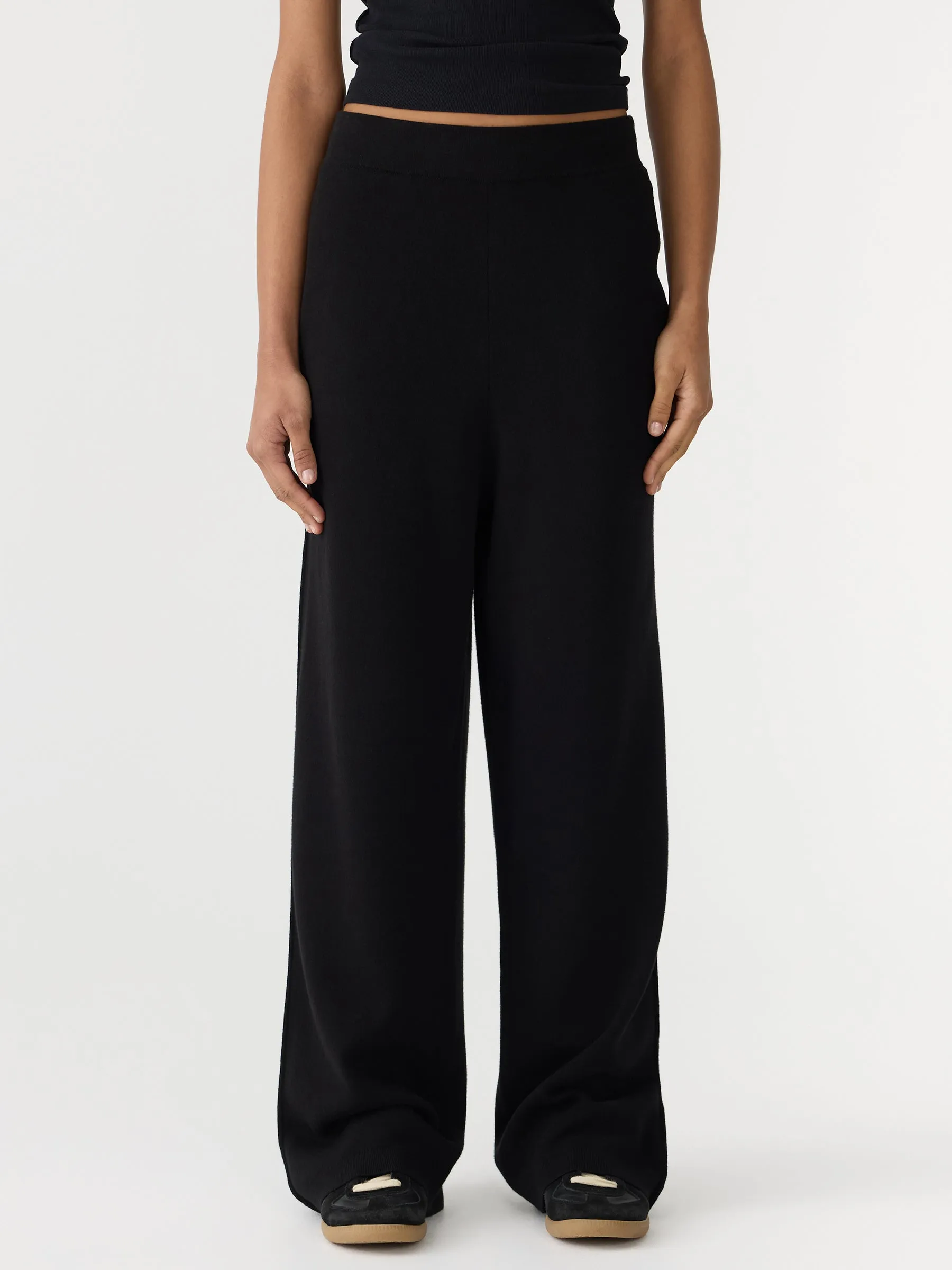 Wide Leg Athletic Cotton Pant sold by Bassike product image thumbnail 2