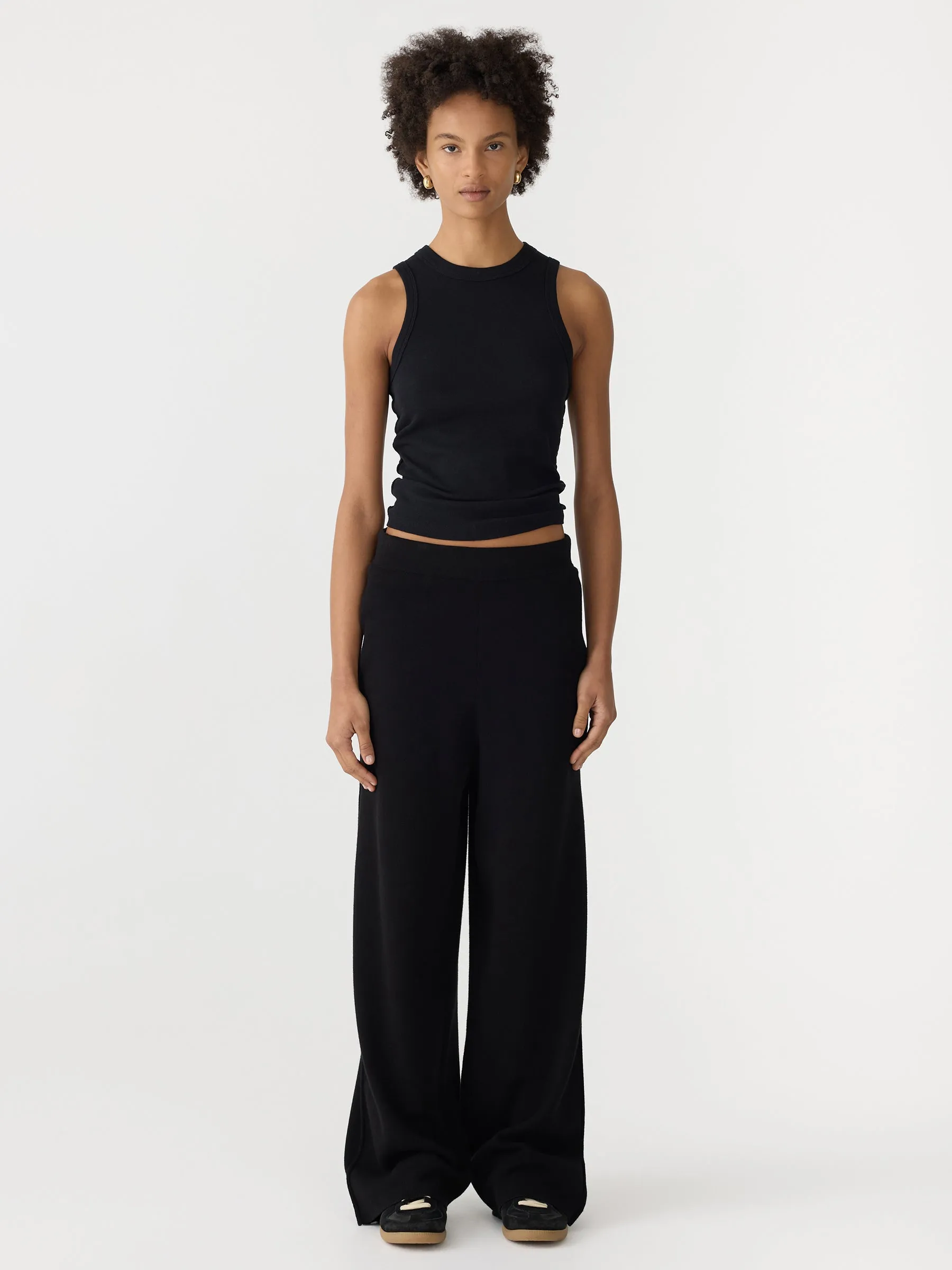 Wide Leg Athletic Cotton Pant sold by Bassike
