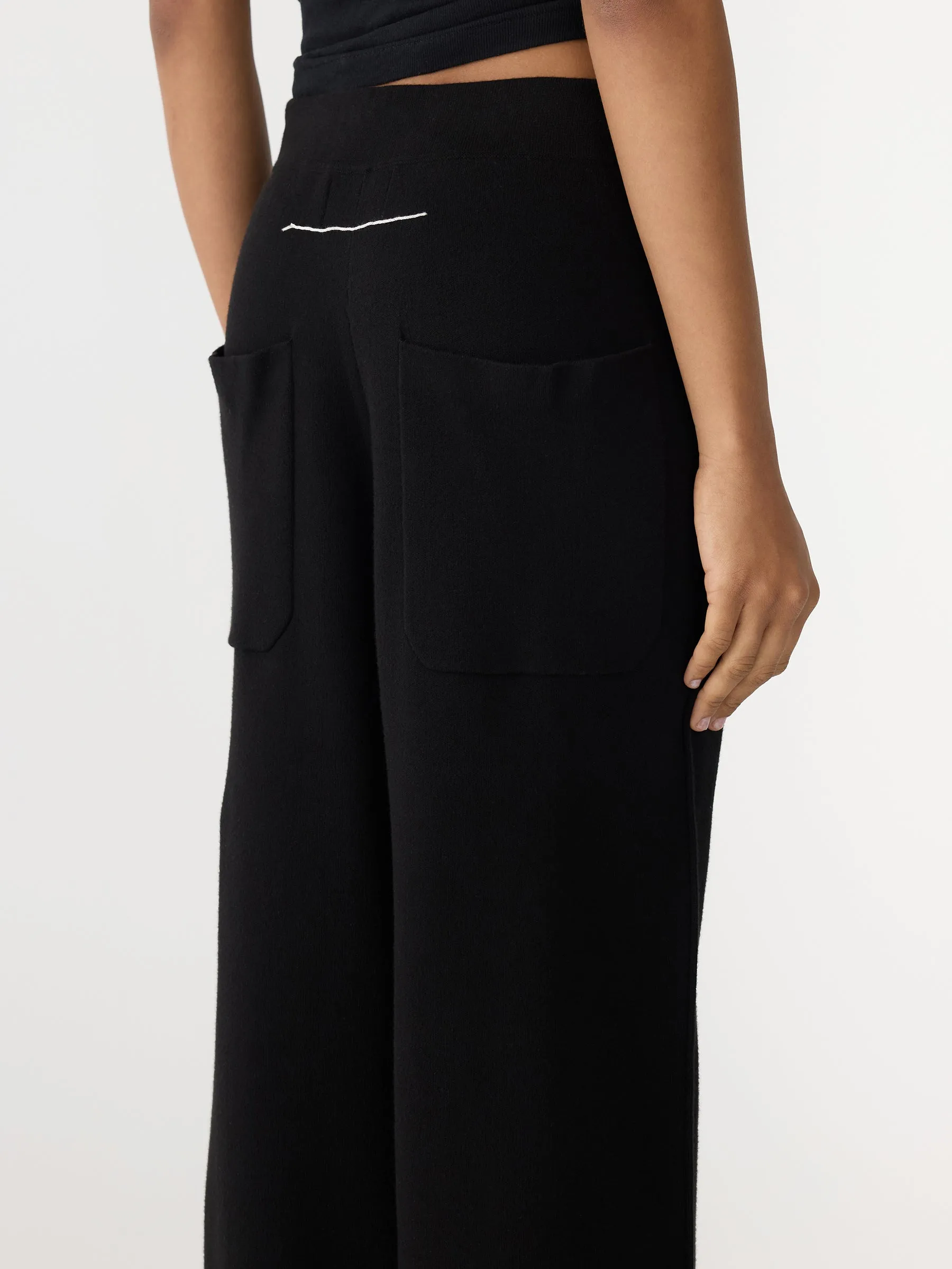 Wide Leg Athletic Cotton Pant sold by Bassike product image thumbnail 5