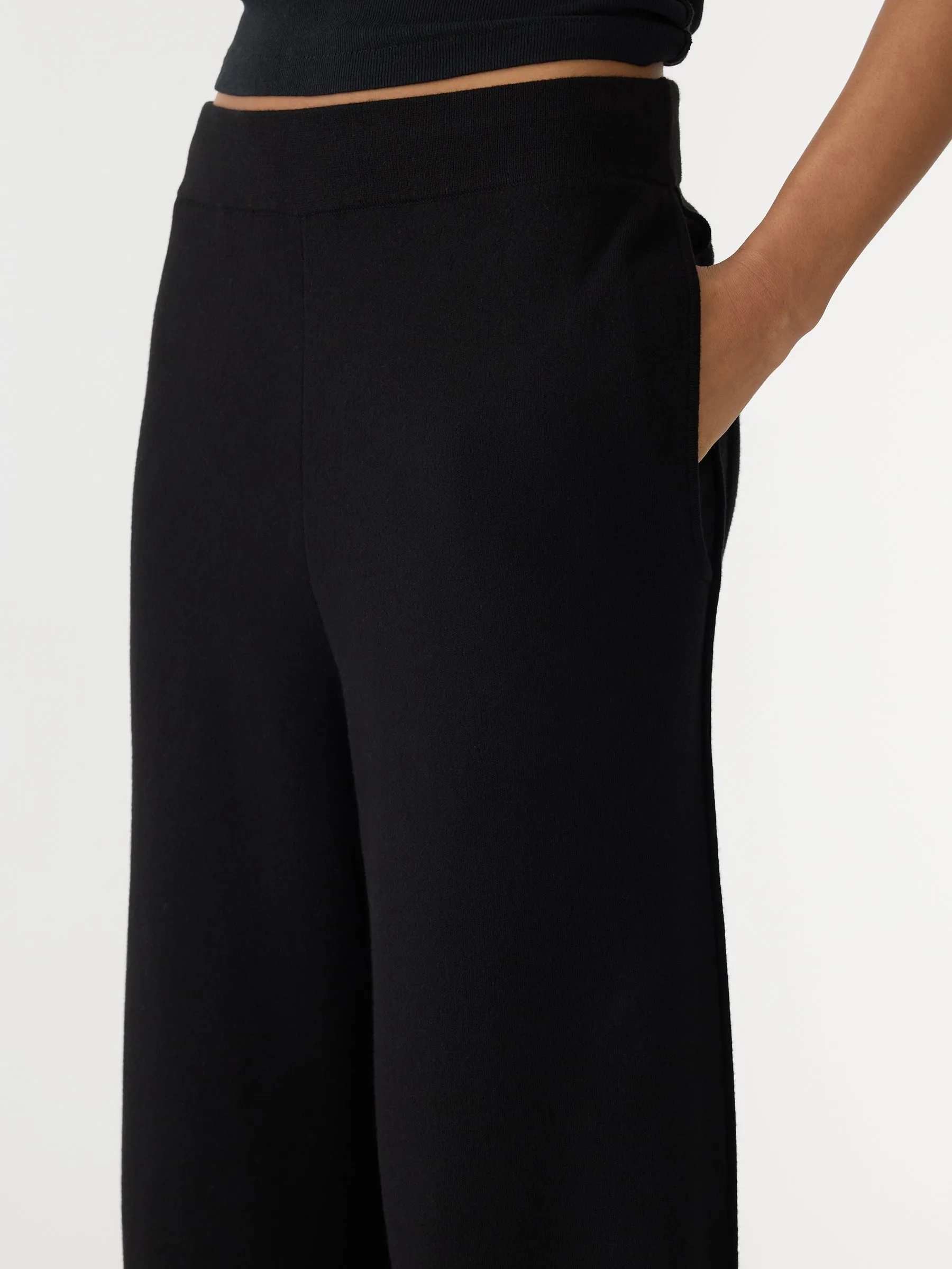 Wide Leg Athletic Cotton Pant sold by Bassike product image thumbnail 3