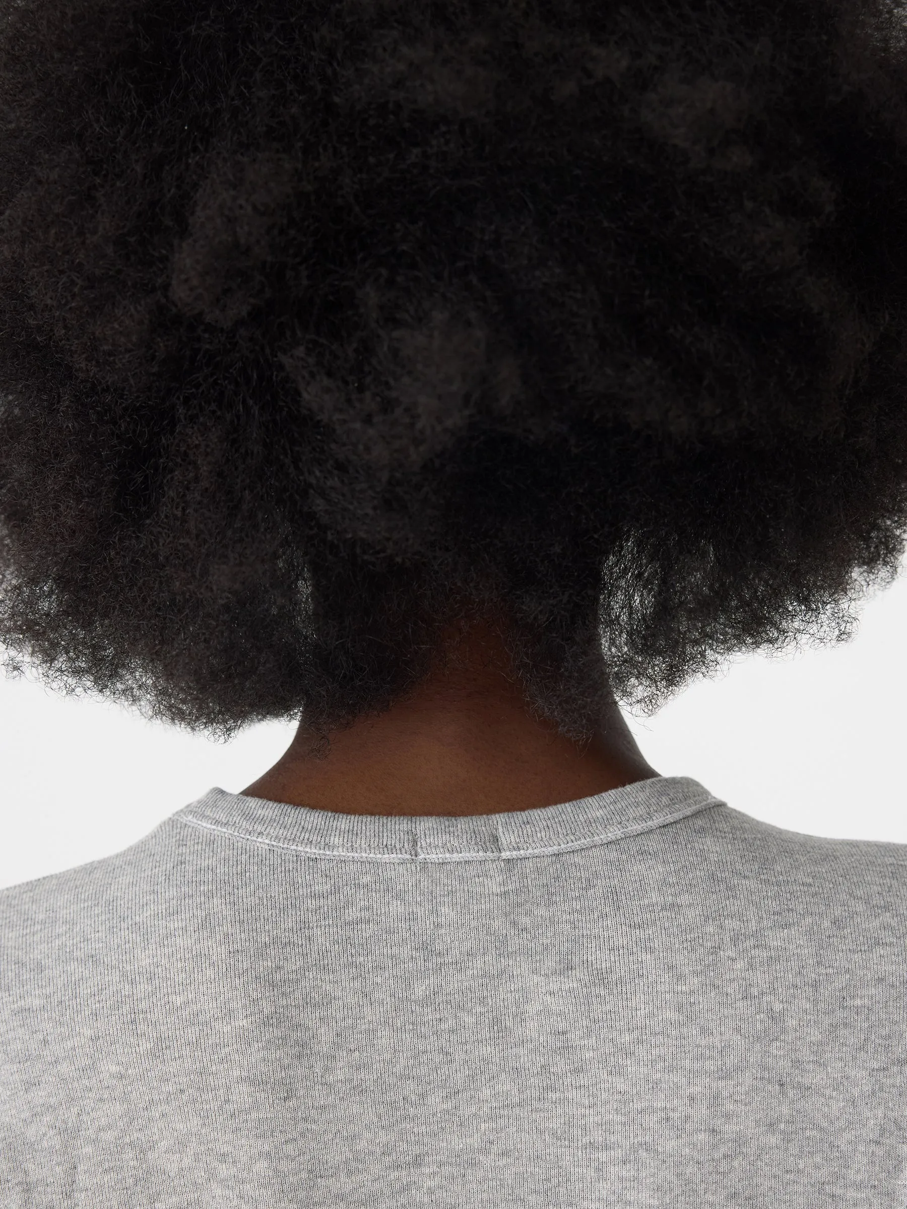 Slim Superfine Rib Long Sleeve T-Shirt sold by Bassike product image thumbnail 4