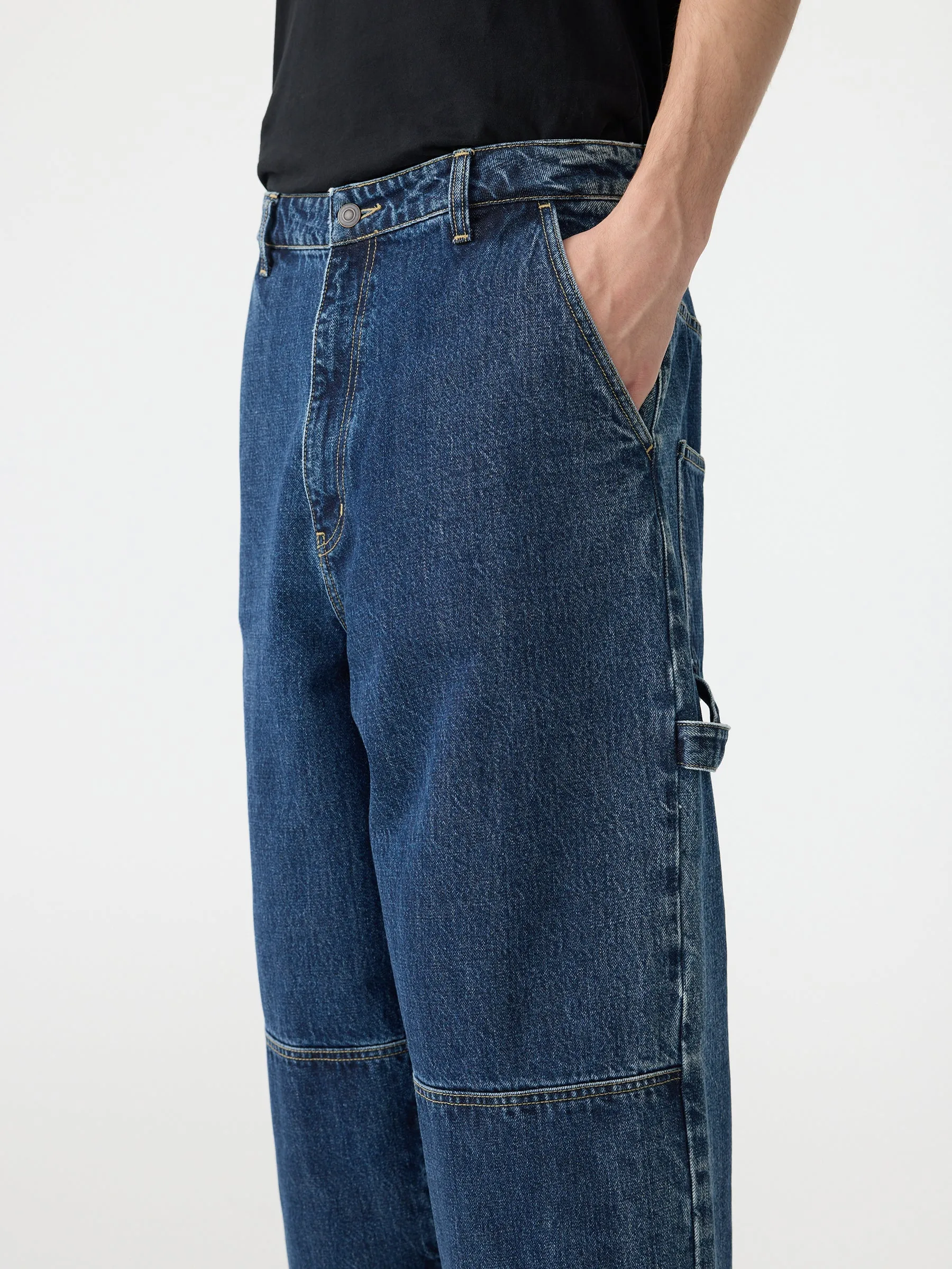 Denim Baggy Carpenter Jean sold by Bassike product image thumbnail 3