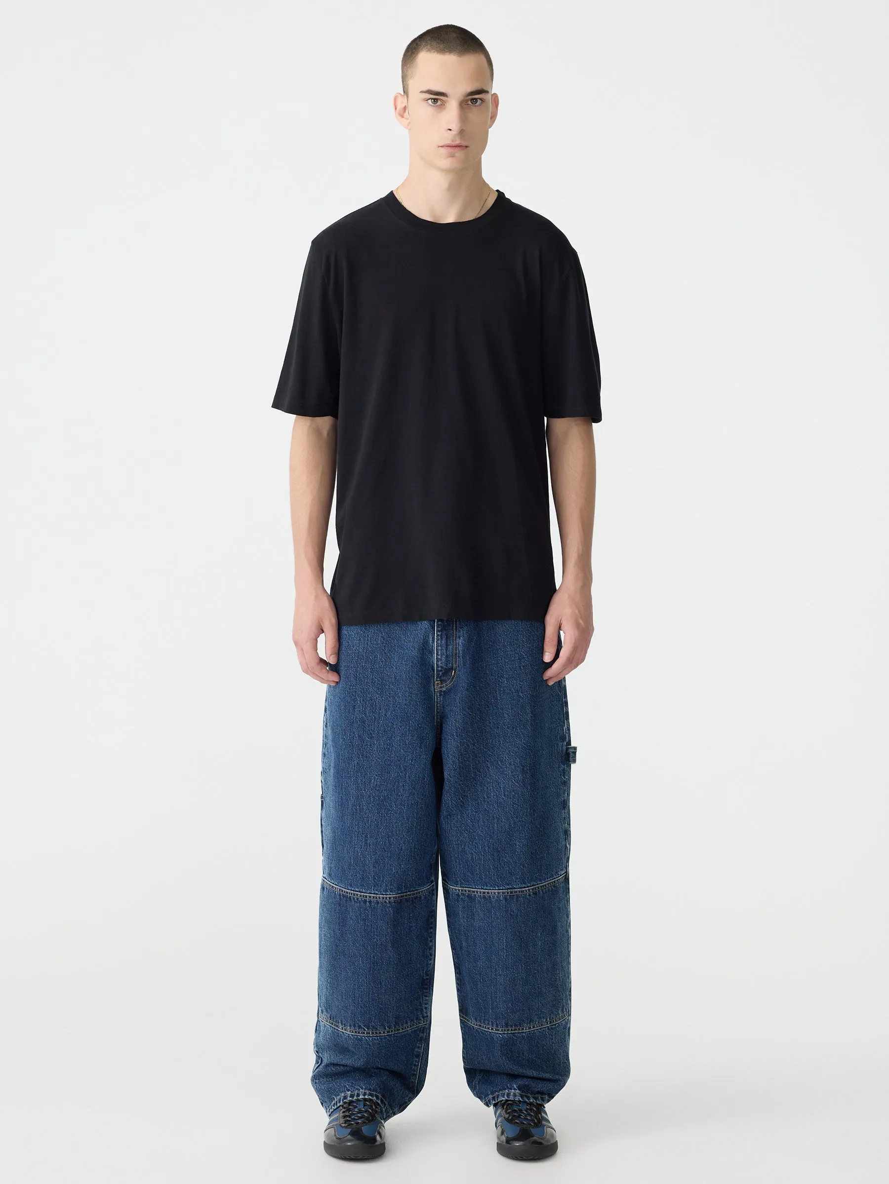 Denim Baggy Carpenter Jean sold by Bassike