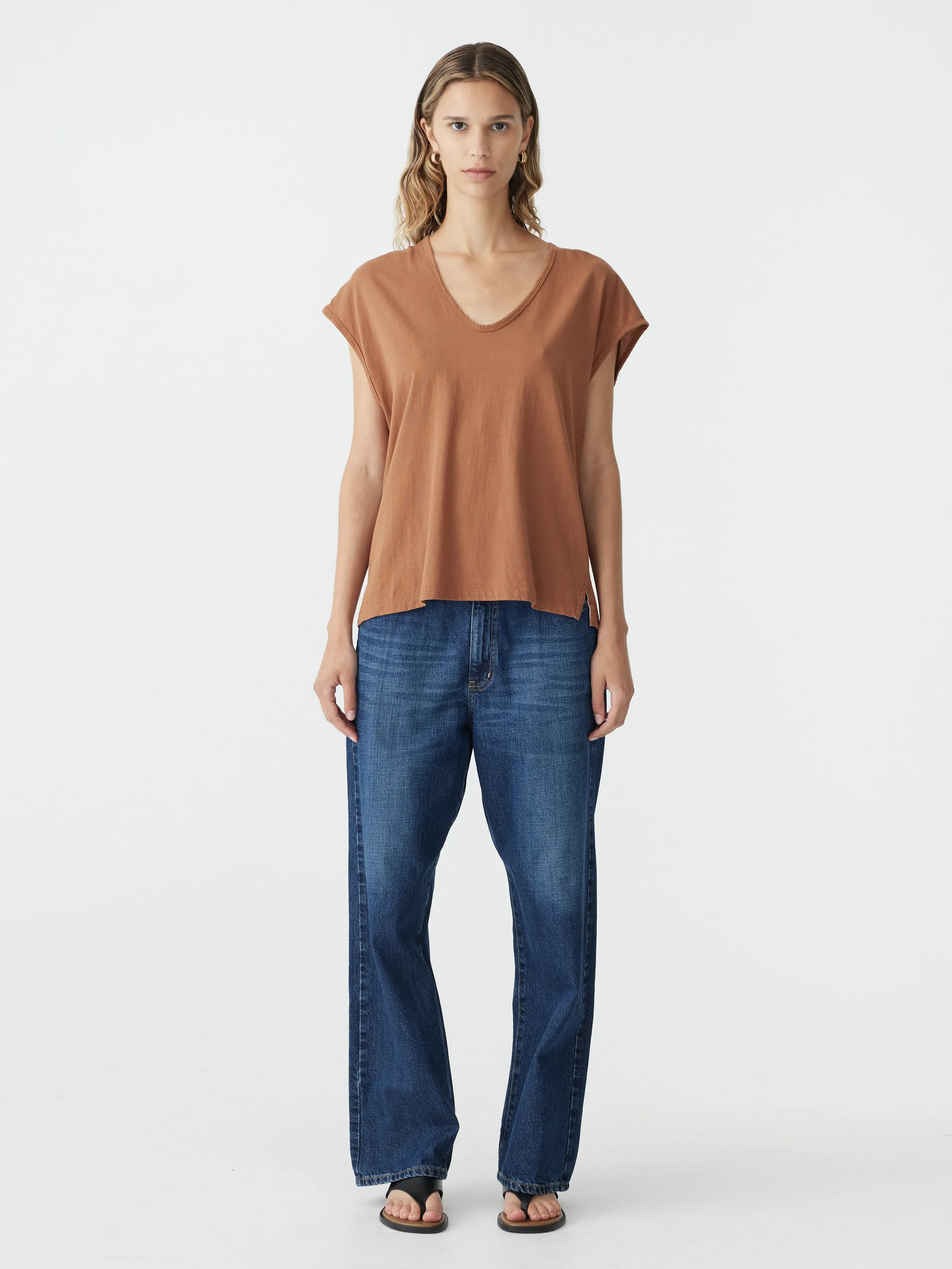 Fine Bind Scoop Neck Tank sold by Bassike