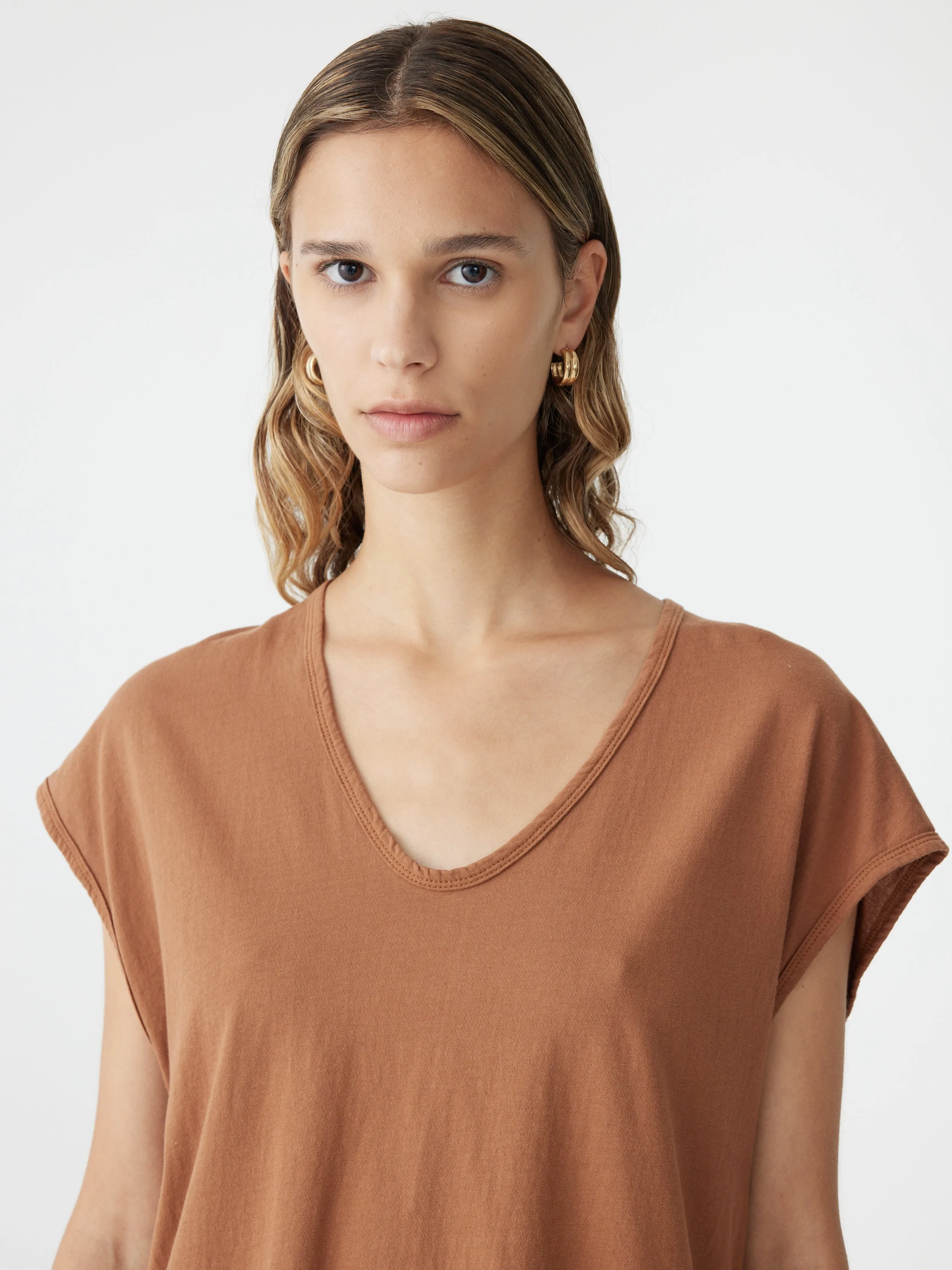 Fine Bind Scoop Neck Tank sold by Bassike product image thumbnail 3