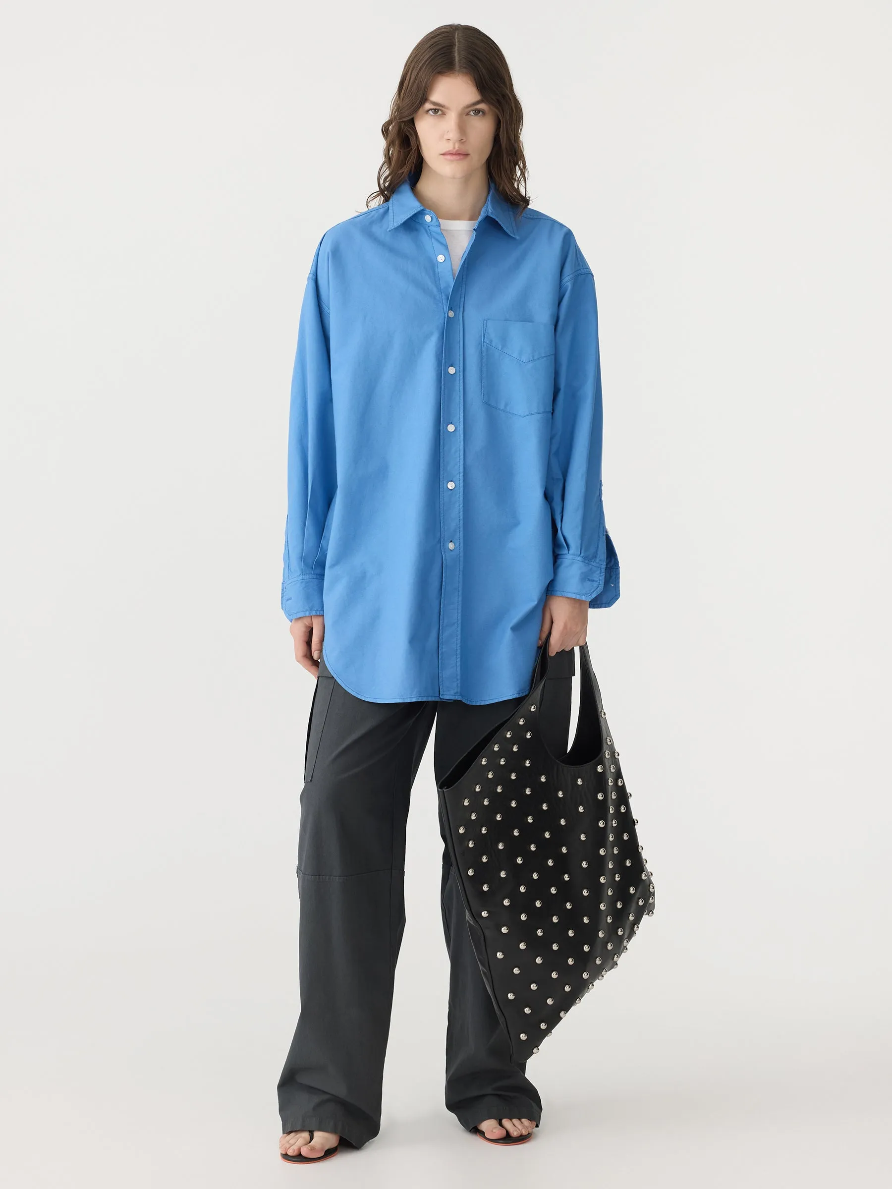 Oversized Pinpoint Shirt sold by Bassike