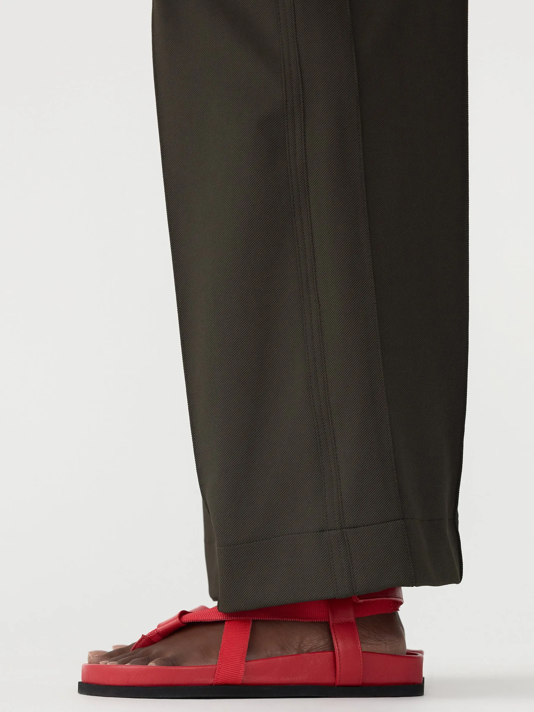 Twill Pinstitch Detail Pant sold by Bassike product image thumbnail 4