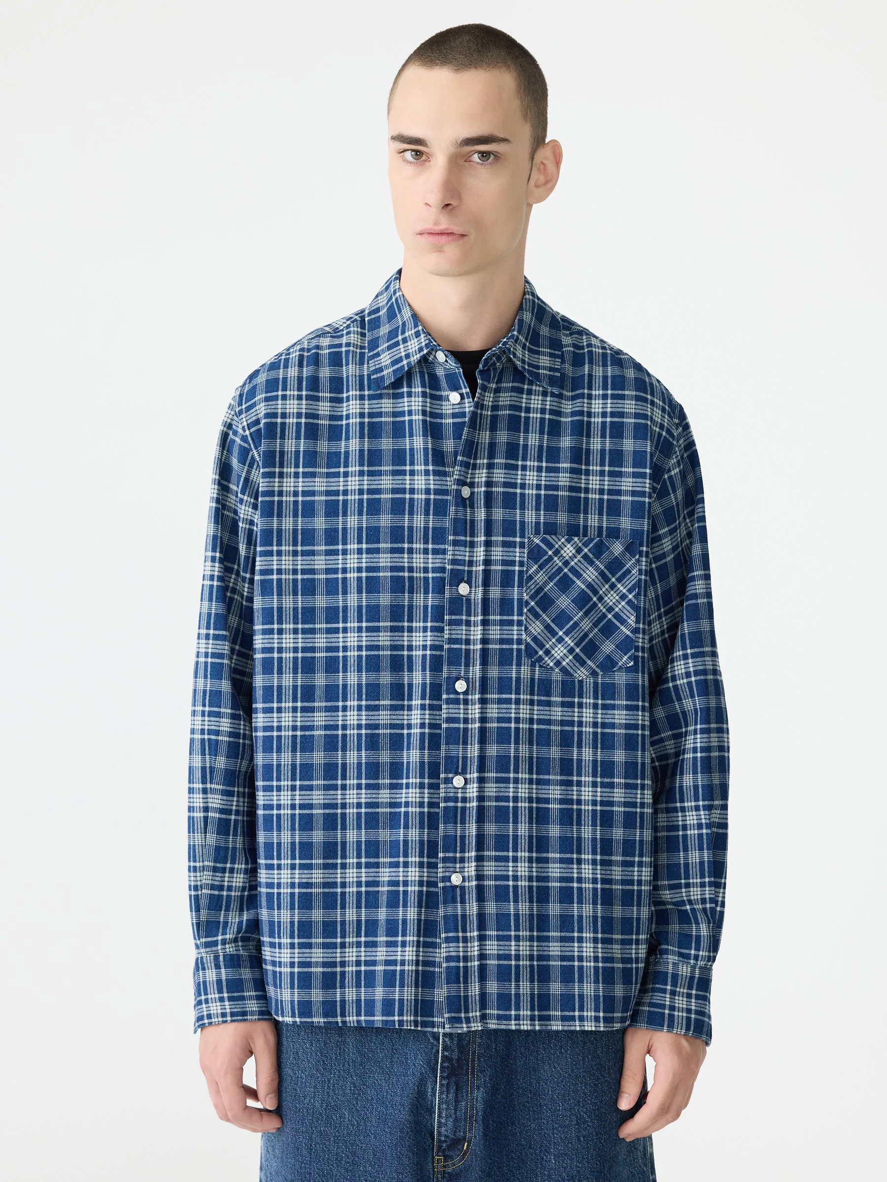 Double Check Shirt sold by Bassike product image thumbnail 2