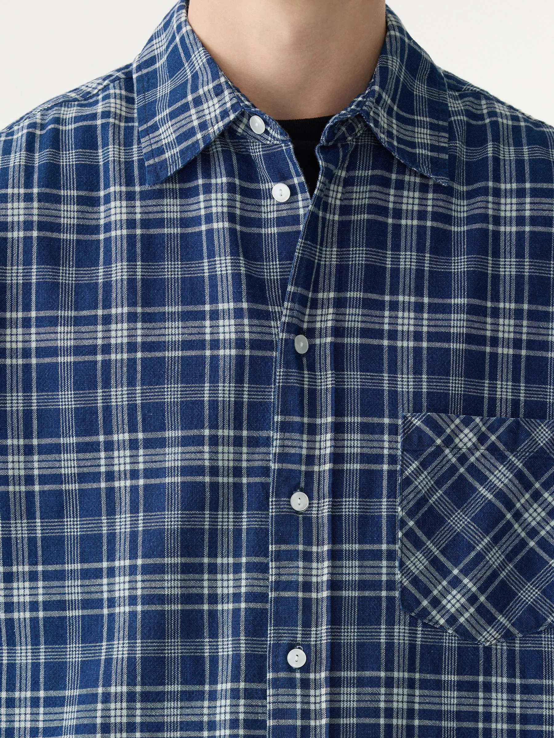 Double Check Shirt sold by Bassike product image thumbnail 4
