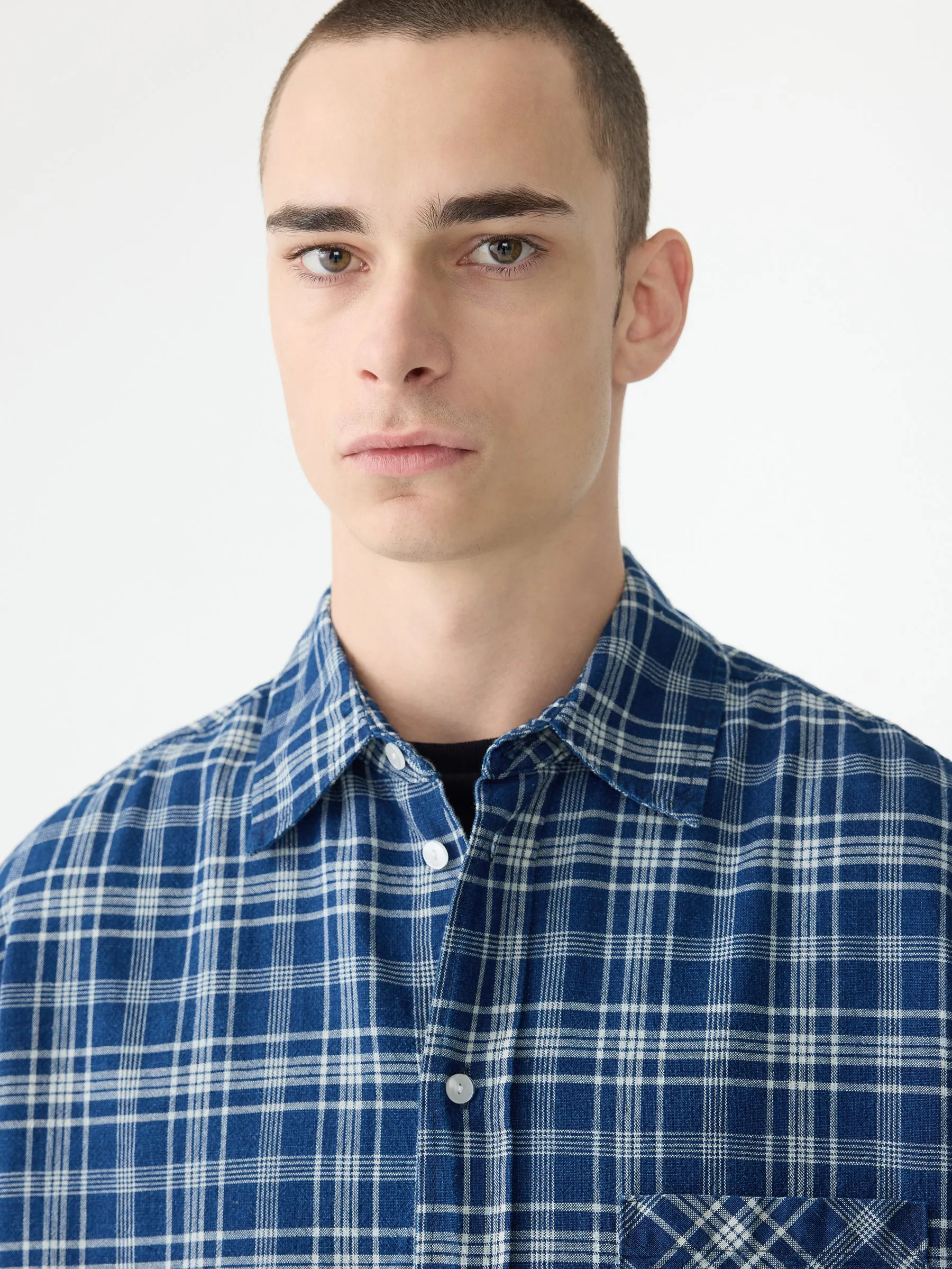 Double Check Shirt sold by Bassike product image thumbnail 3