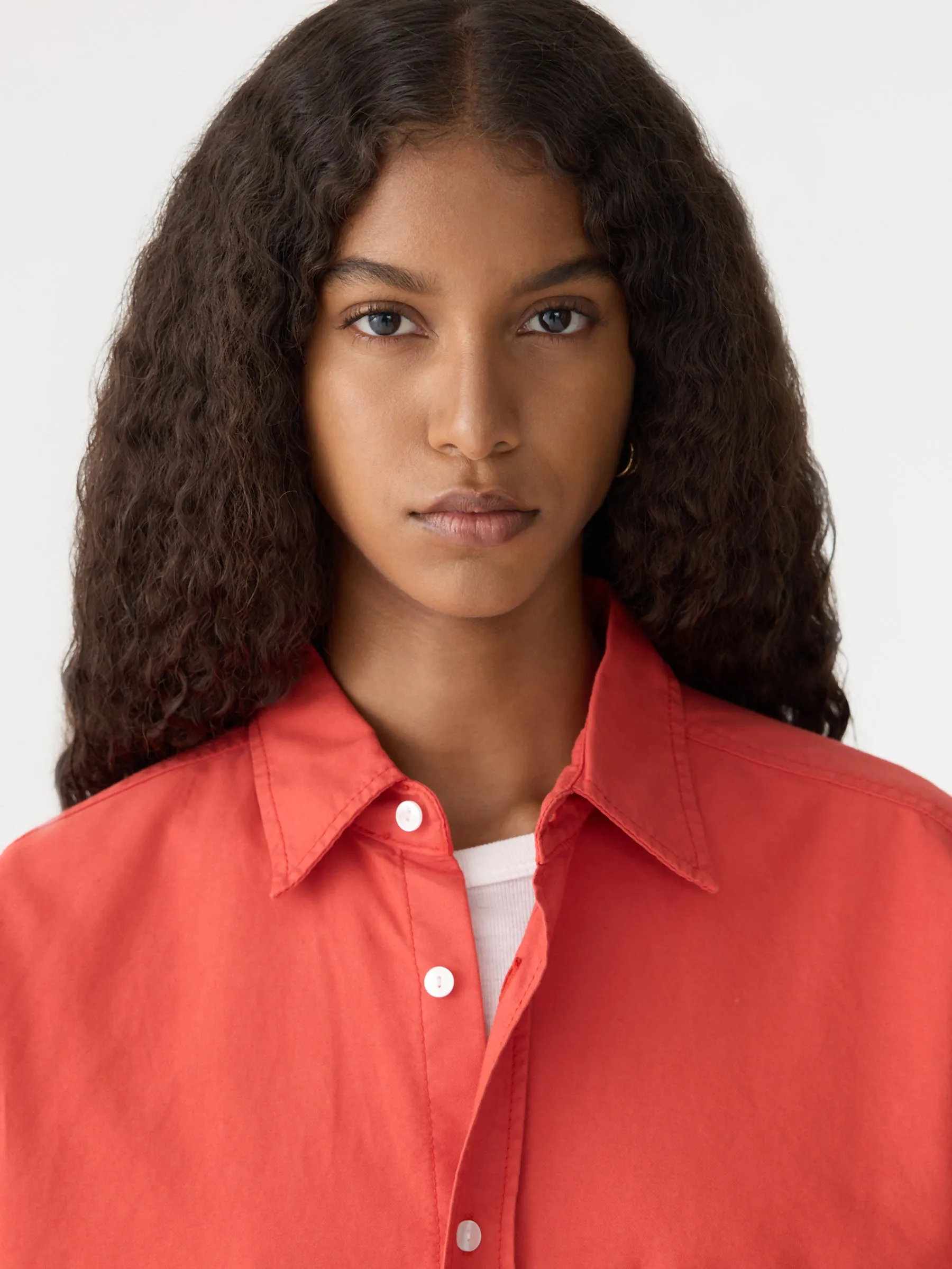 Oversized Pinpoint Shirt sold by Bassike product image thumbnail 3