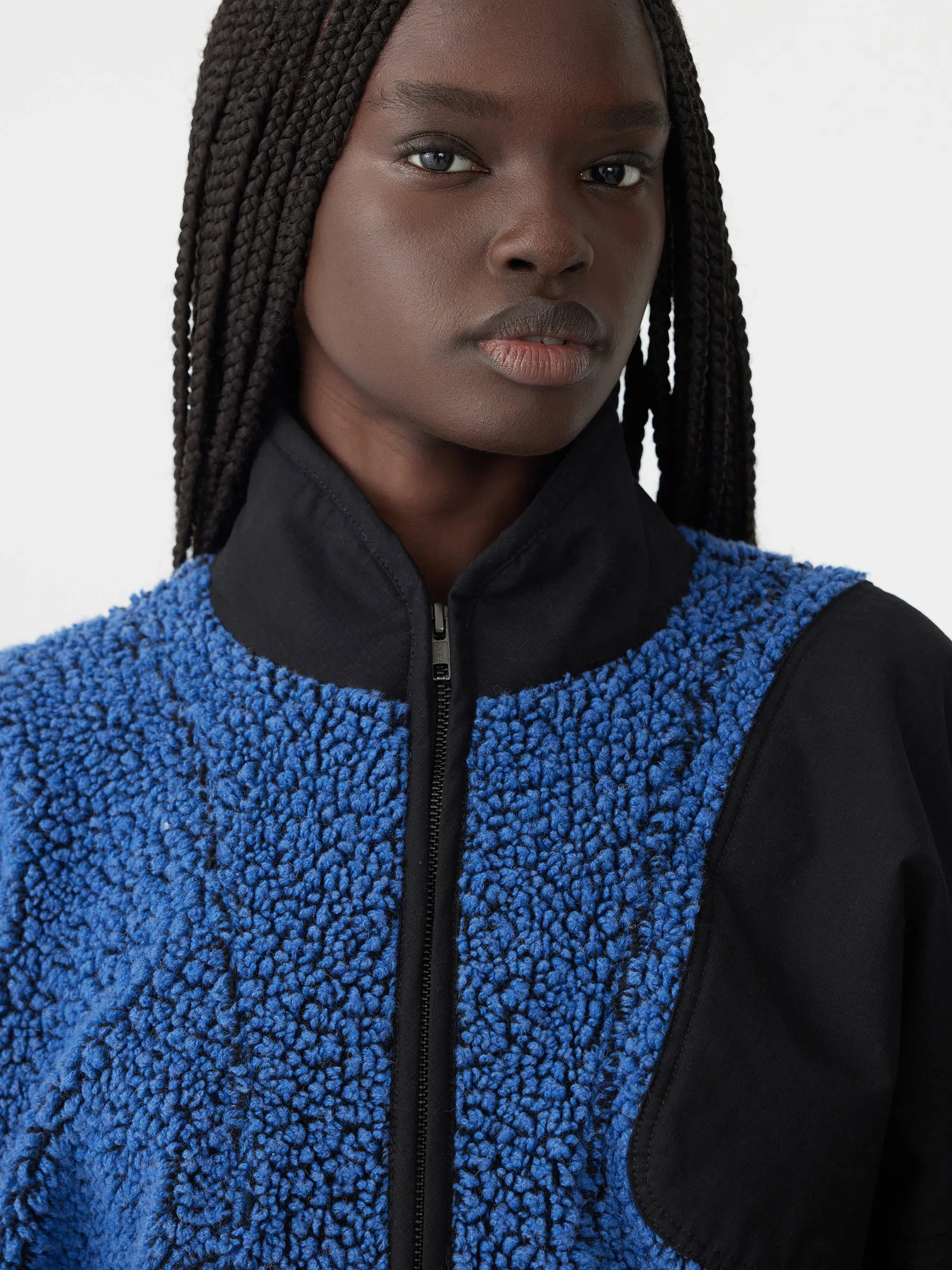 Patch Detail Bomber Jacket sold by Bassike product image thumbnail 3