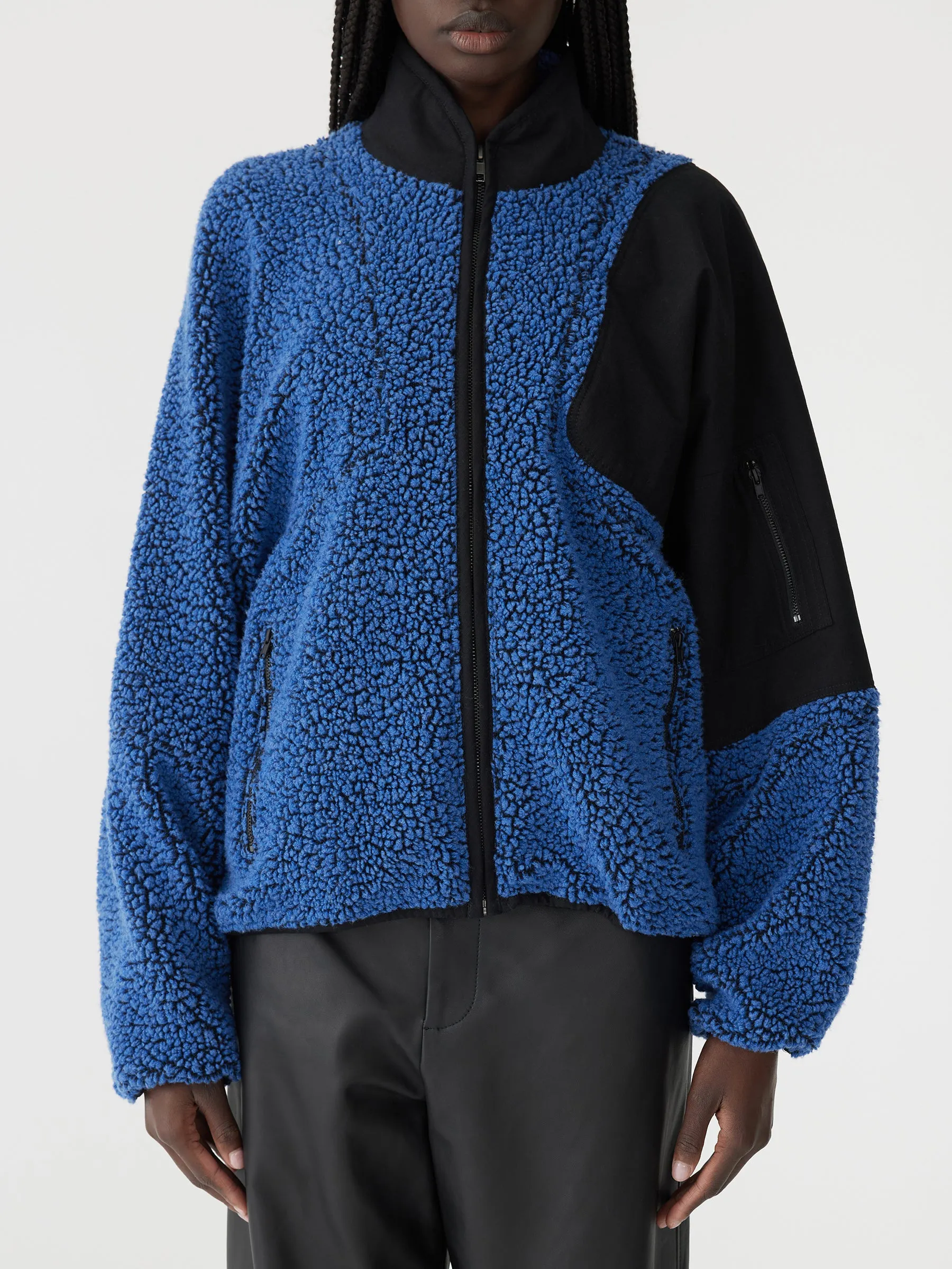 Patch Detail Bomber Jacket sold by Bassike product image thumbnail 4