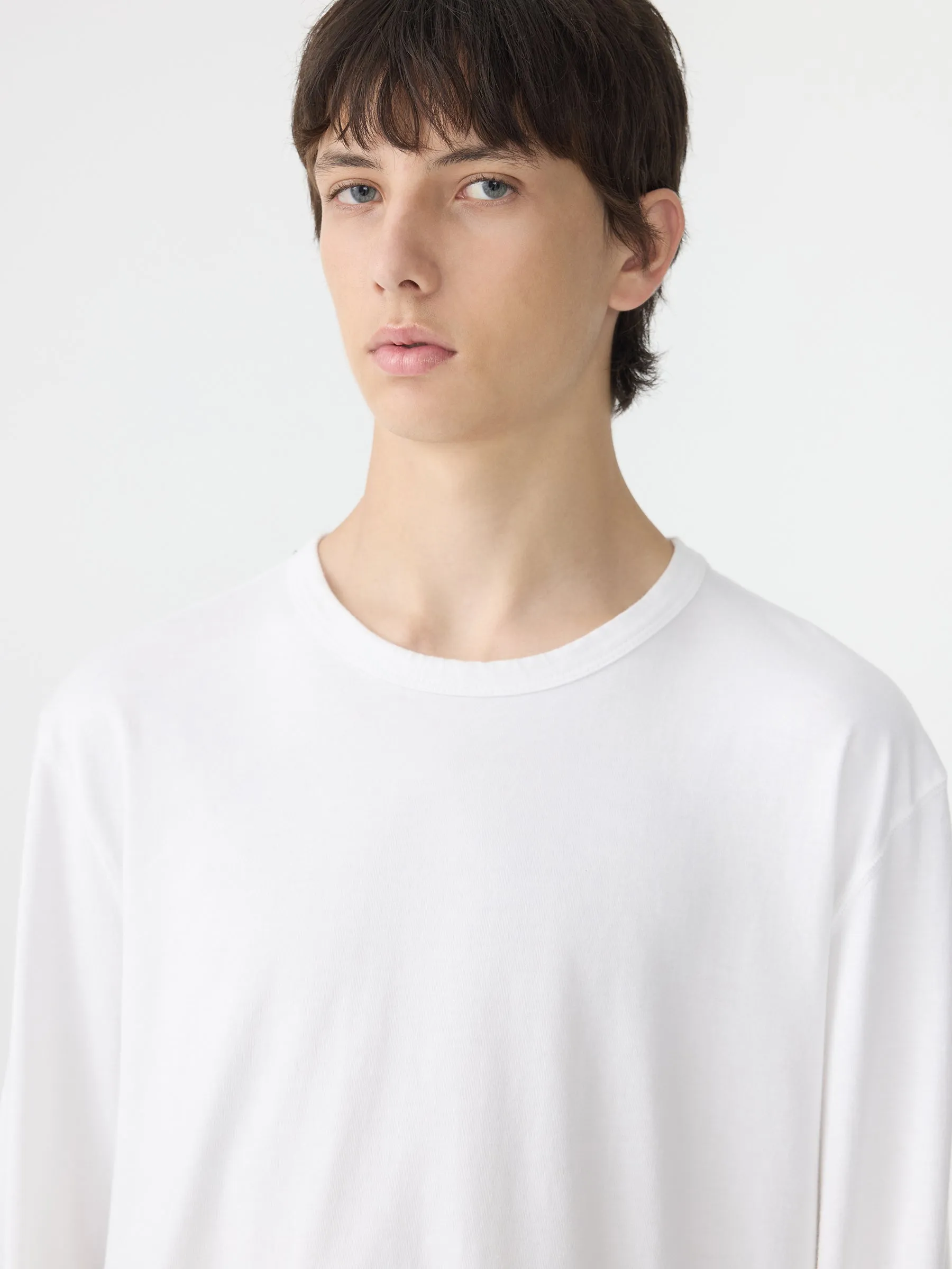 Midweight Heritage Long Sleeve T-Shirt sold by Bassike product image thumbnail 3