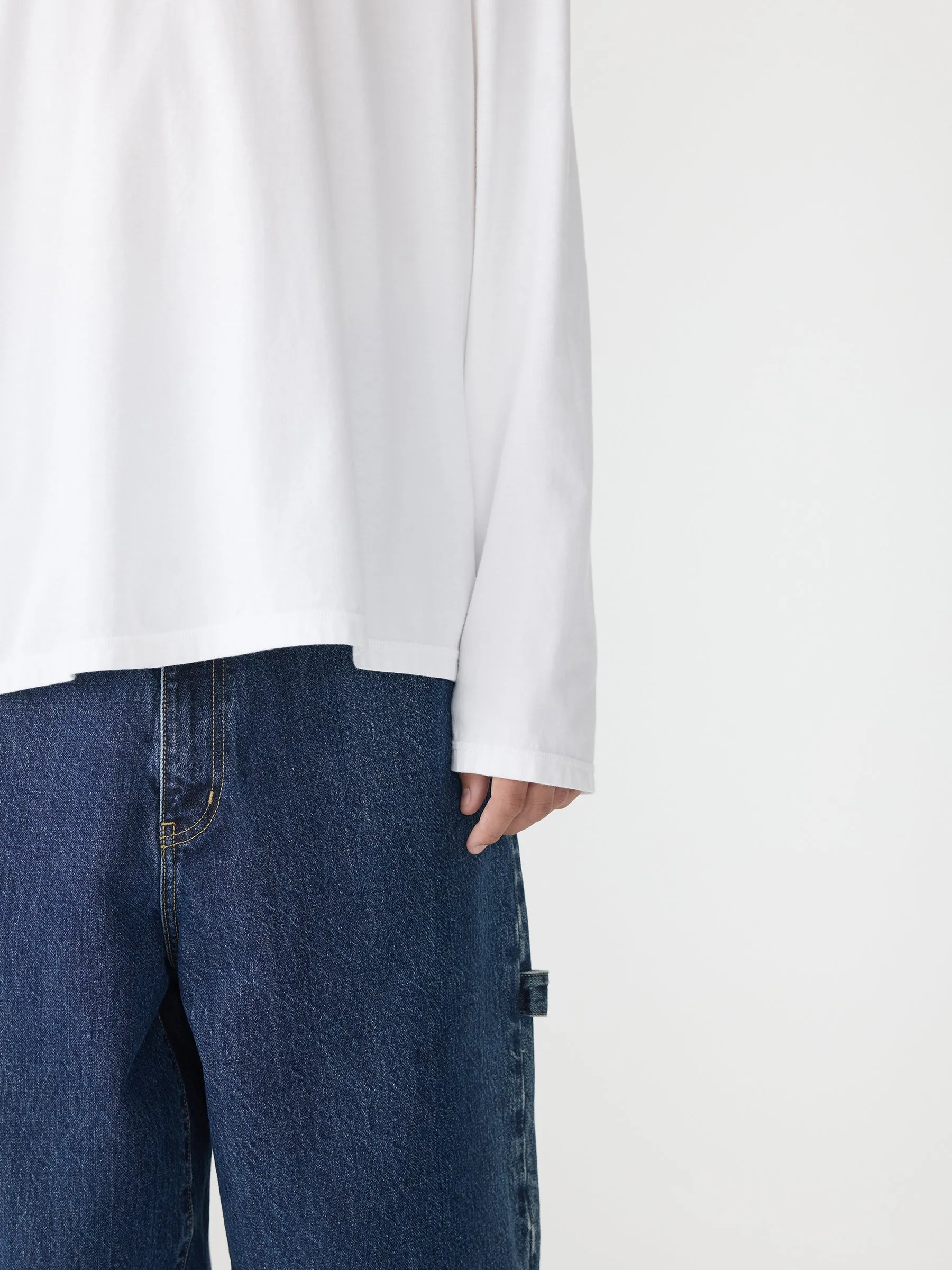 Midweight Heritage Long Sleeve T-Shirt sold by Bassike product image thumbnail 4