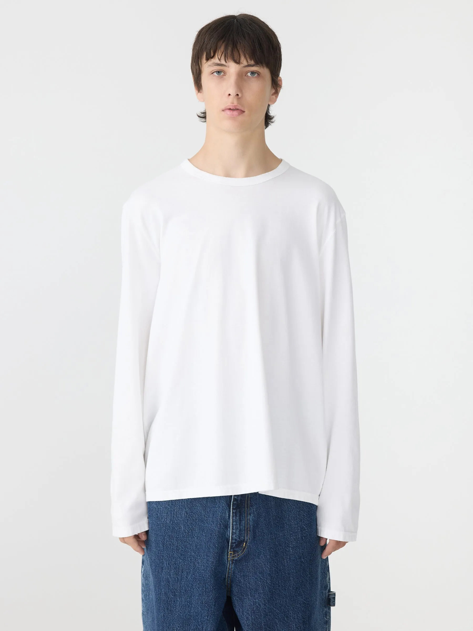 Midweight Heritage Long Sleeve T-Shirt sold by Bassike product image thumbnail 2