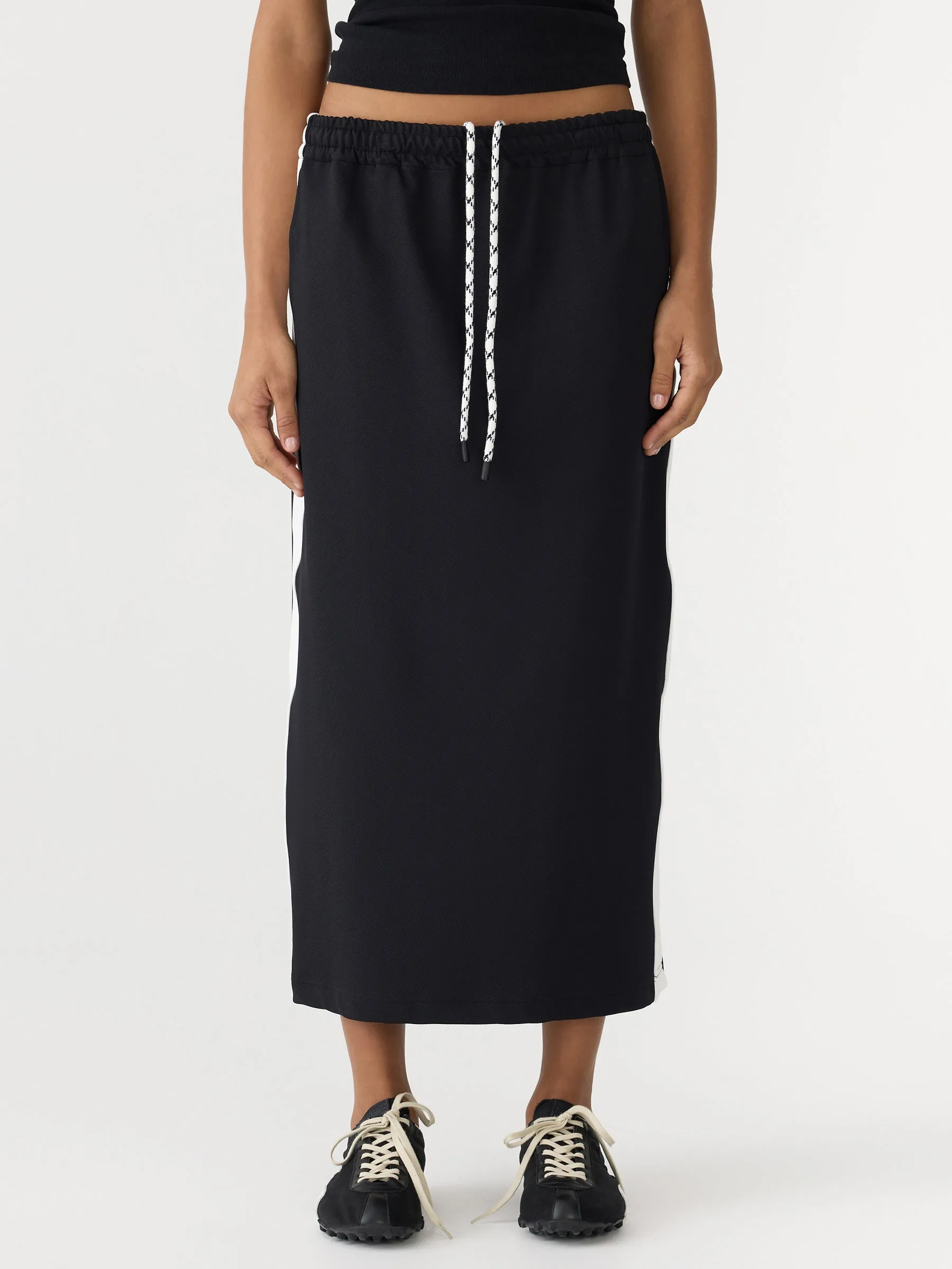 Stretch Twill Pull On Skirt sold by Bassike product image thumbnail 3