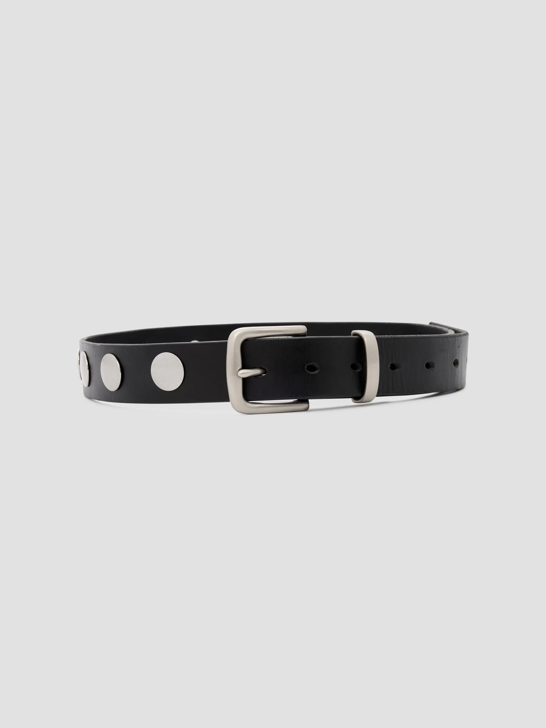 Studded Leather Belt sold by Bassike