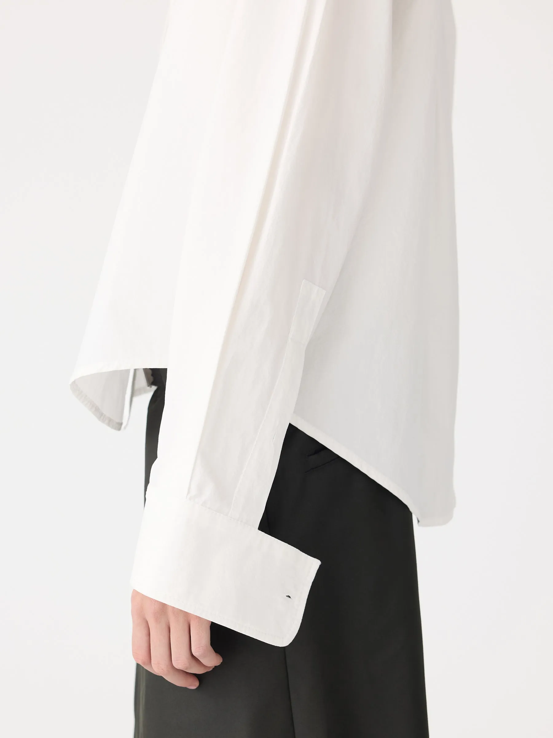 Cuff Detail Traditional Shirt sold by Bassike product image thumbnail 3