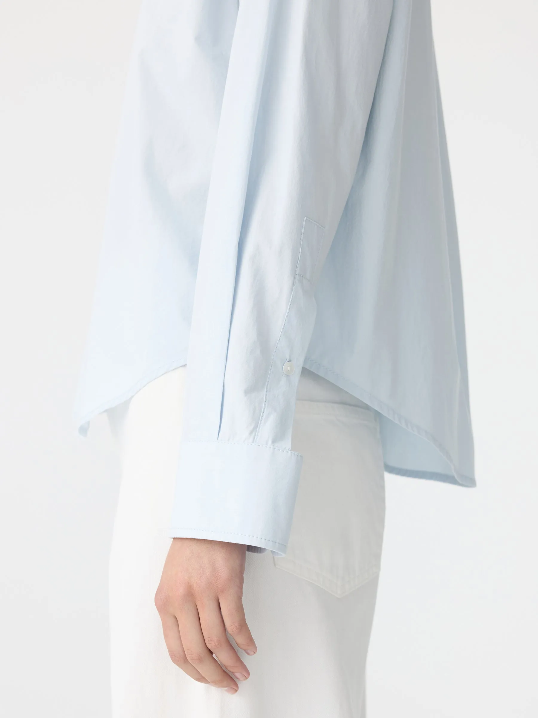 Cuff Detail Traditional Shirt sold by Bassike product image thumbnail 4