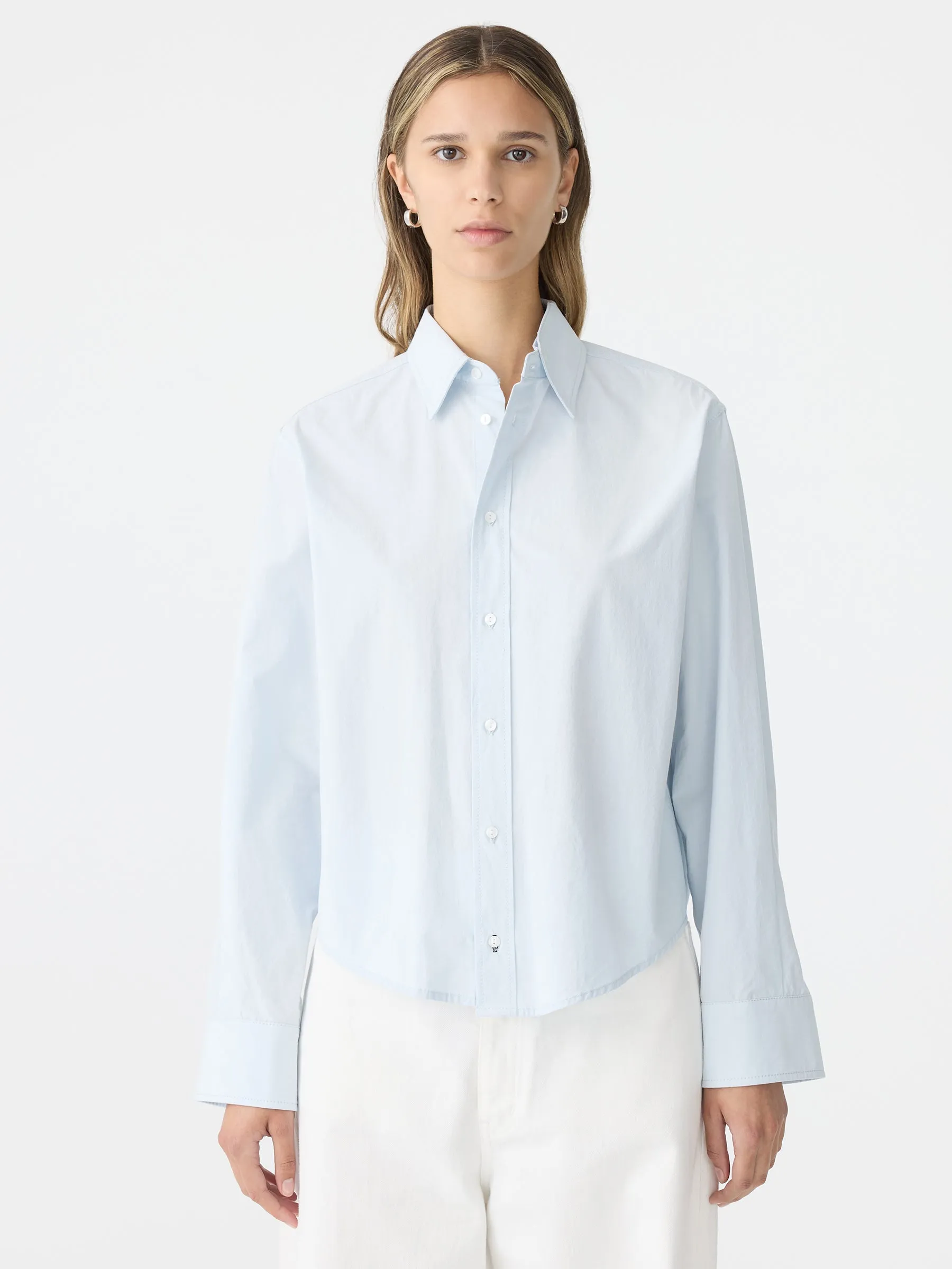 Cuff Detail Traditional Shirt sold by Bassike product image thumbnail 2