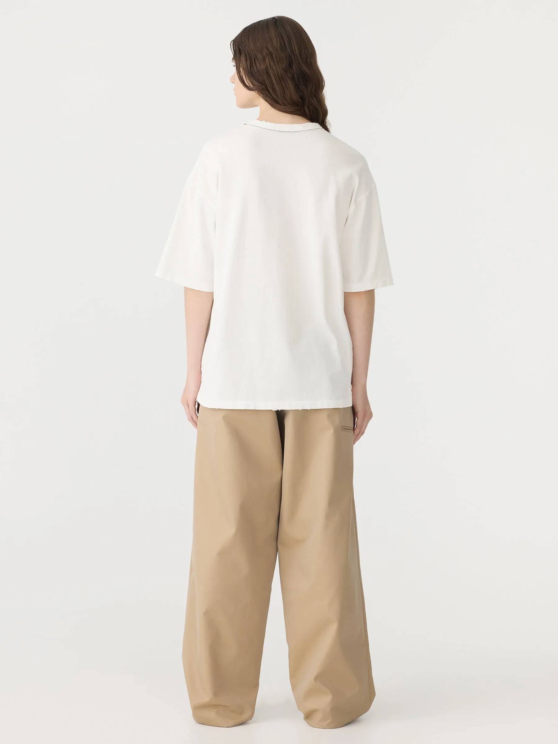 Distressed Heritage Short Sleeve T-Shirt sold by Bassike product image thumbnail 5