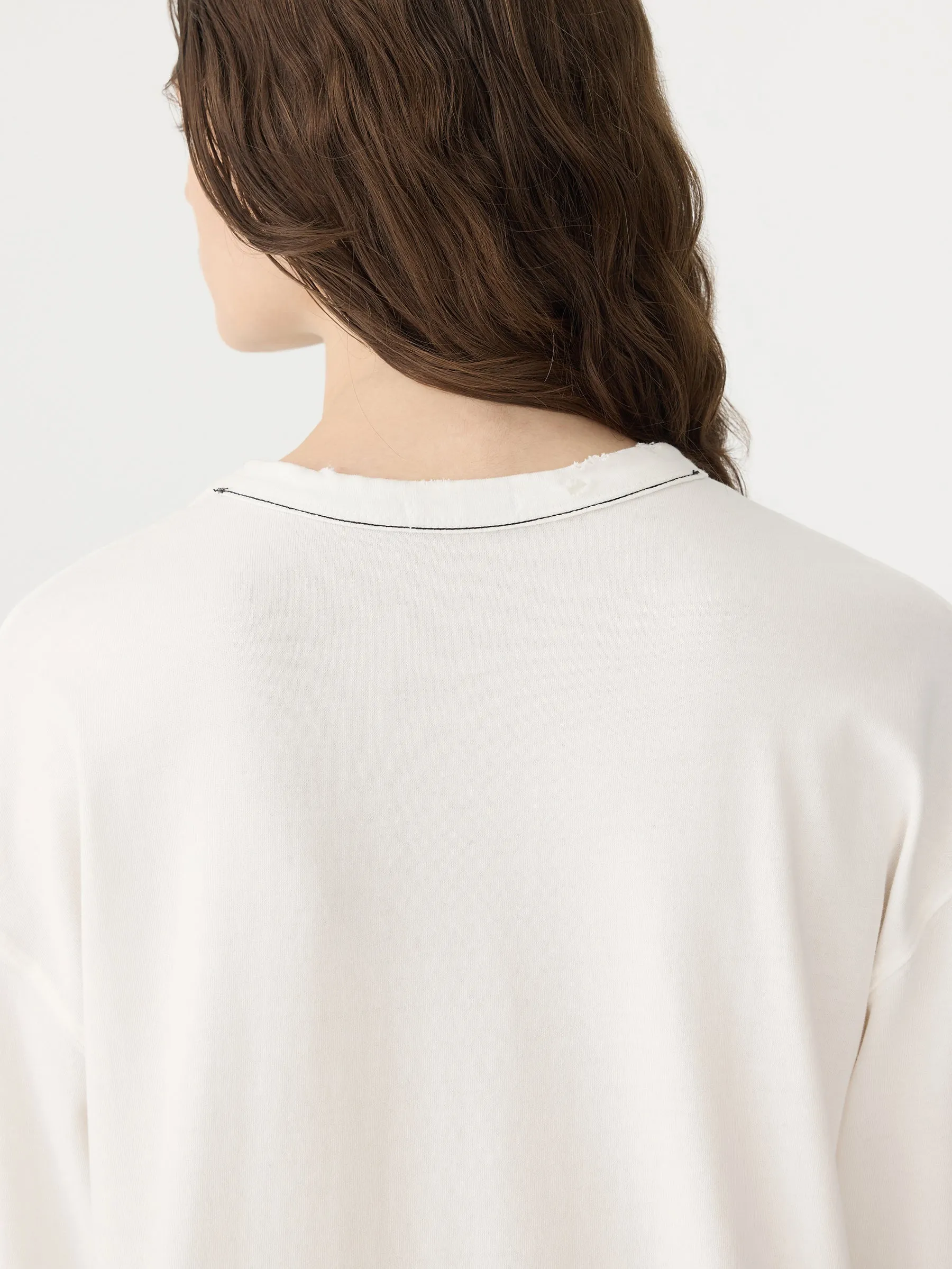 Distressed Heritage Short Sleeve T-Shirt sold by Bassike product image thumbnail 4