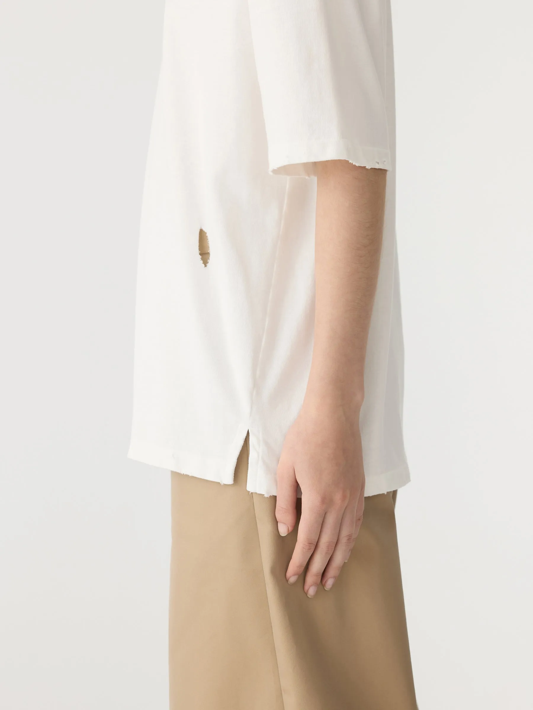 Distressed Heritage Short Sleeve T-Shirt sold by Bassike product image thumbnail 3