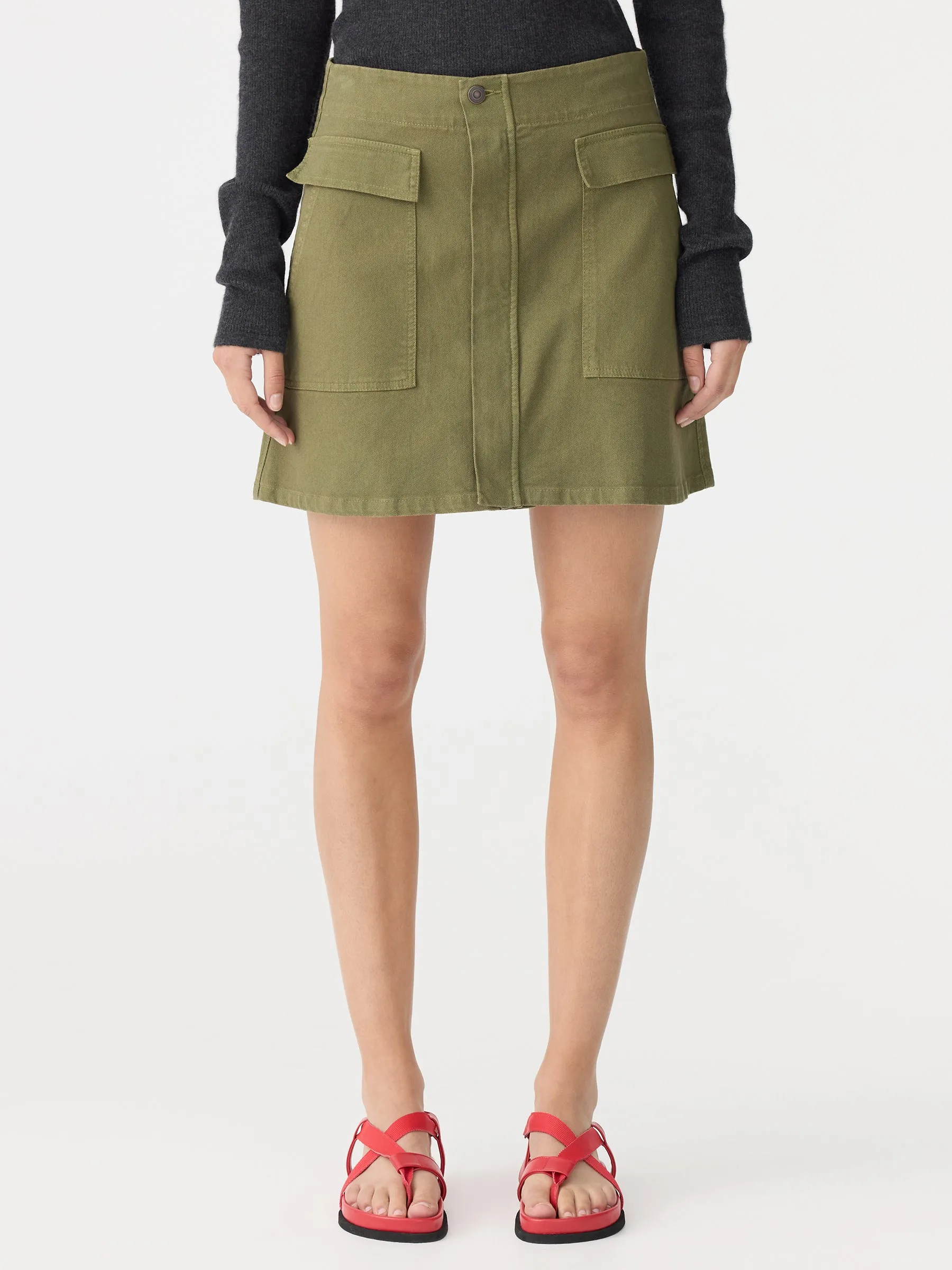 Pocket Detail Mini Skirt sold by Bassike product image thumbnail 2