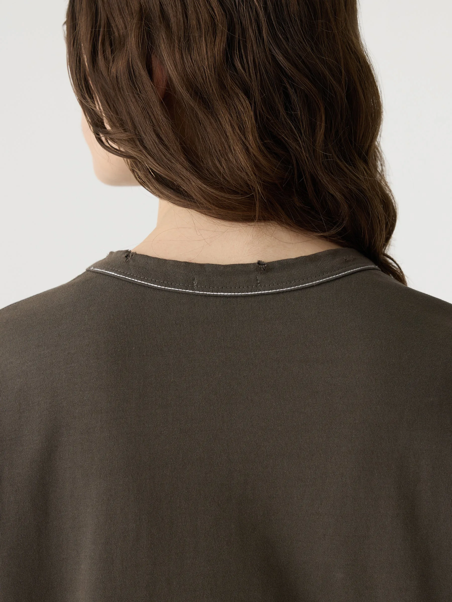 Distressed Heritage Short Sleeve T-Shirt sold by Bassike product image thumbnail 4