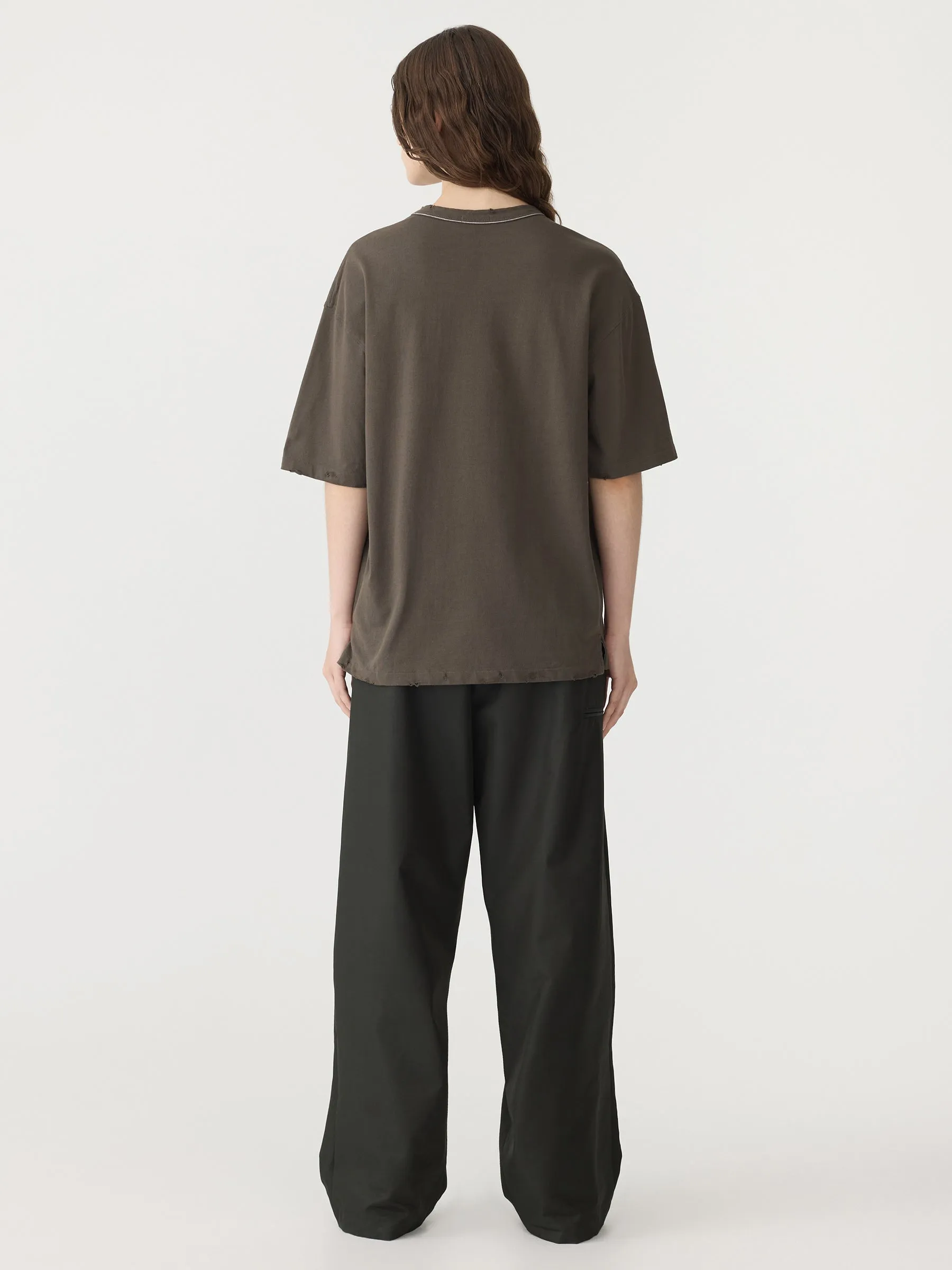 Distressed Heritage Short Sleeve T-Shirt sold by Bassike product image thumbnail 5