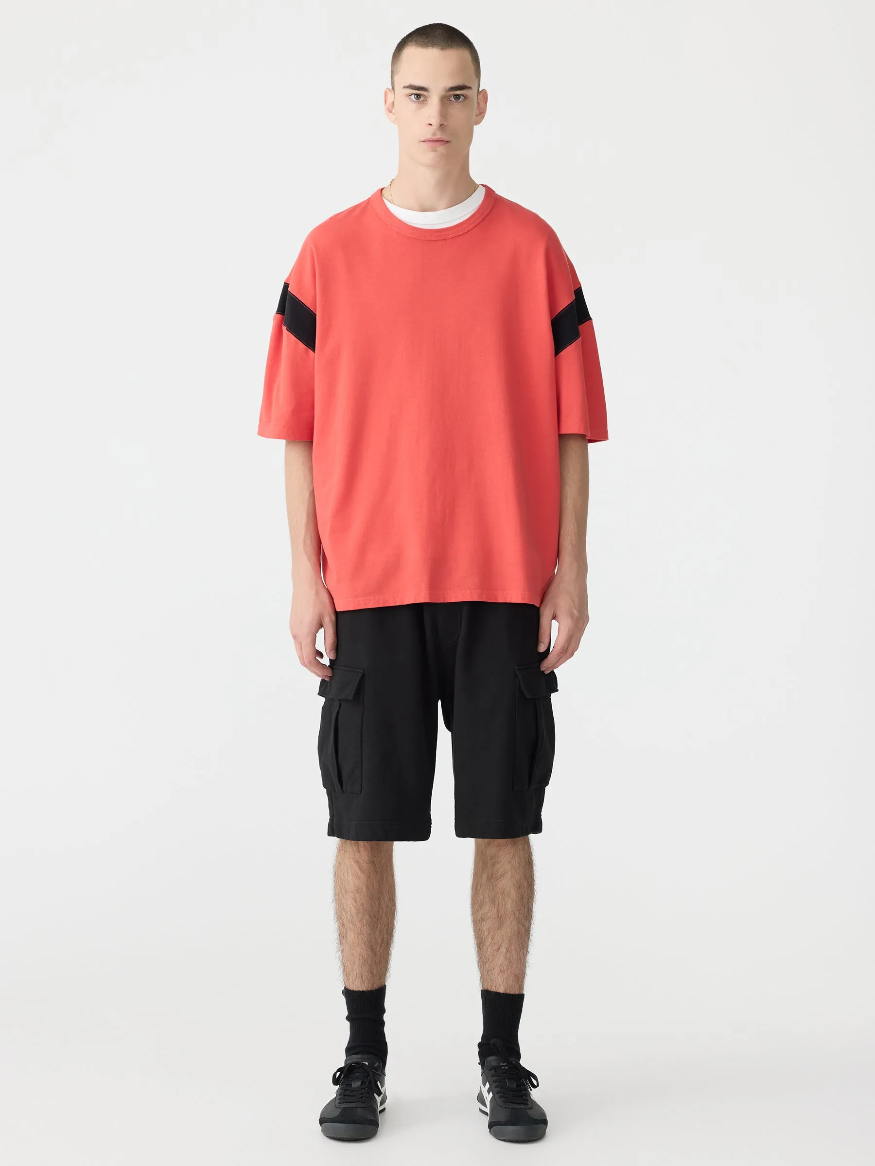 Dyed Oversized Rib Detail T-Shirt sold by Bassike product image thumbnail 2