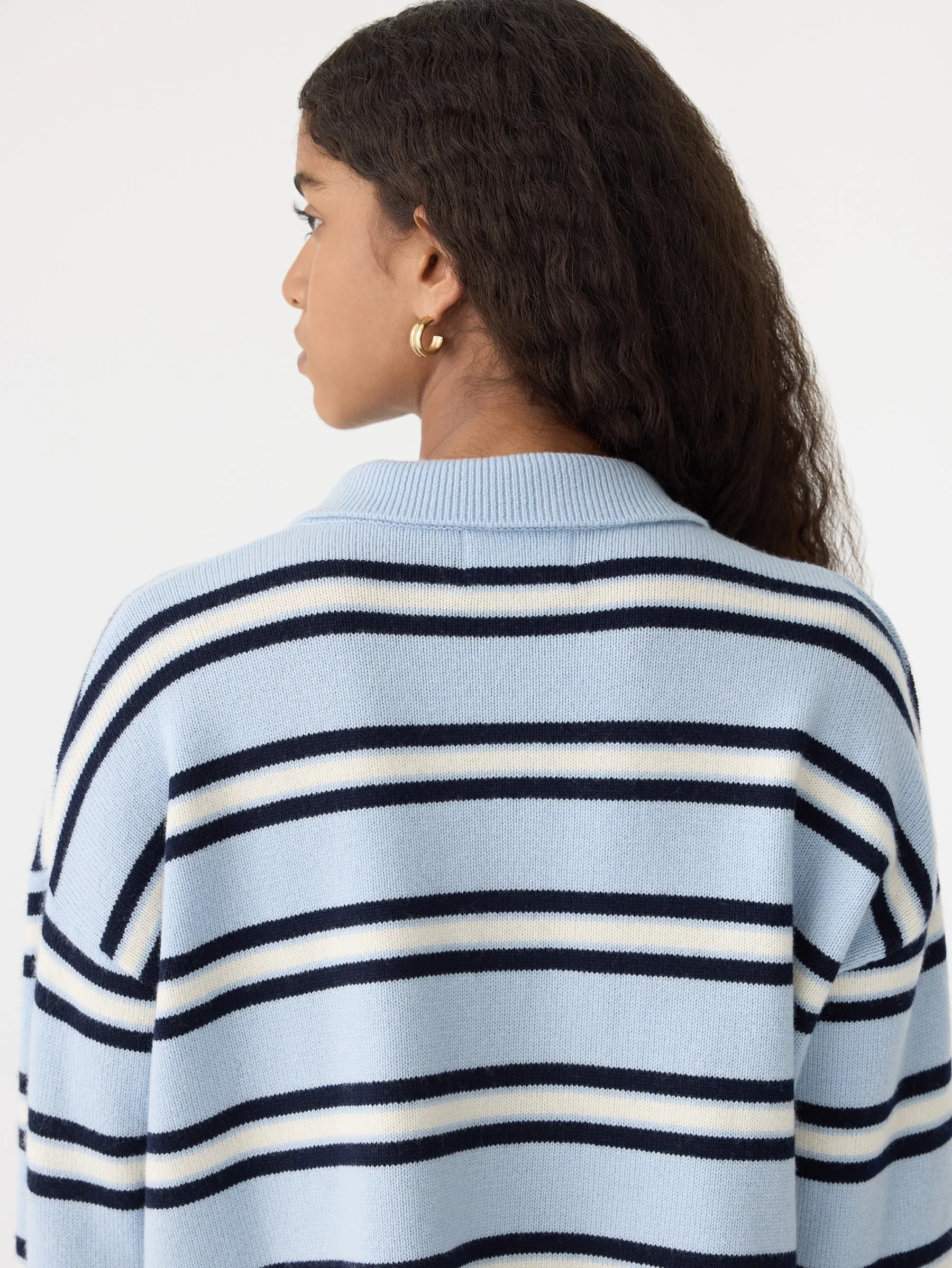 Striped Polo Knit sold by Bassike product image thumbnail 5