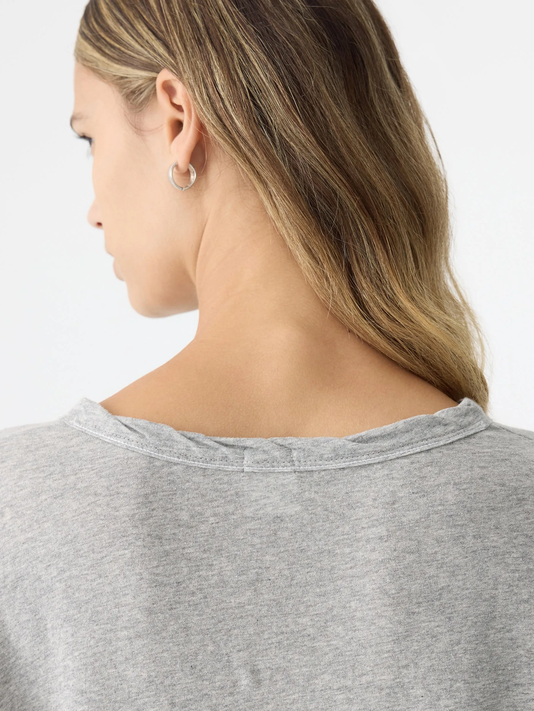 Slouch Superfine Long Sleeve T-Shirt sold by Bassike product image thumbnail 5