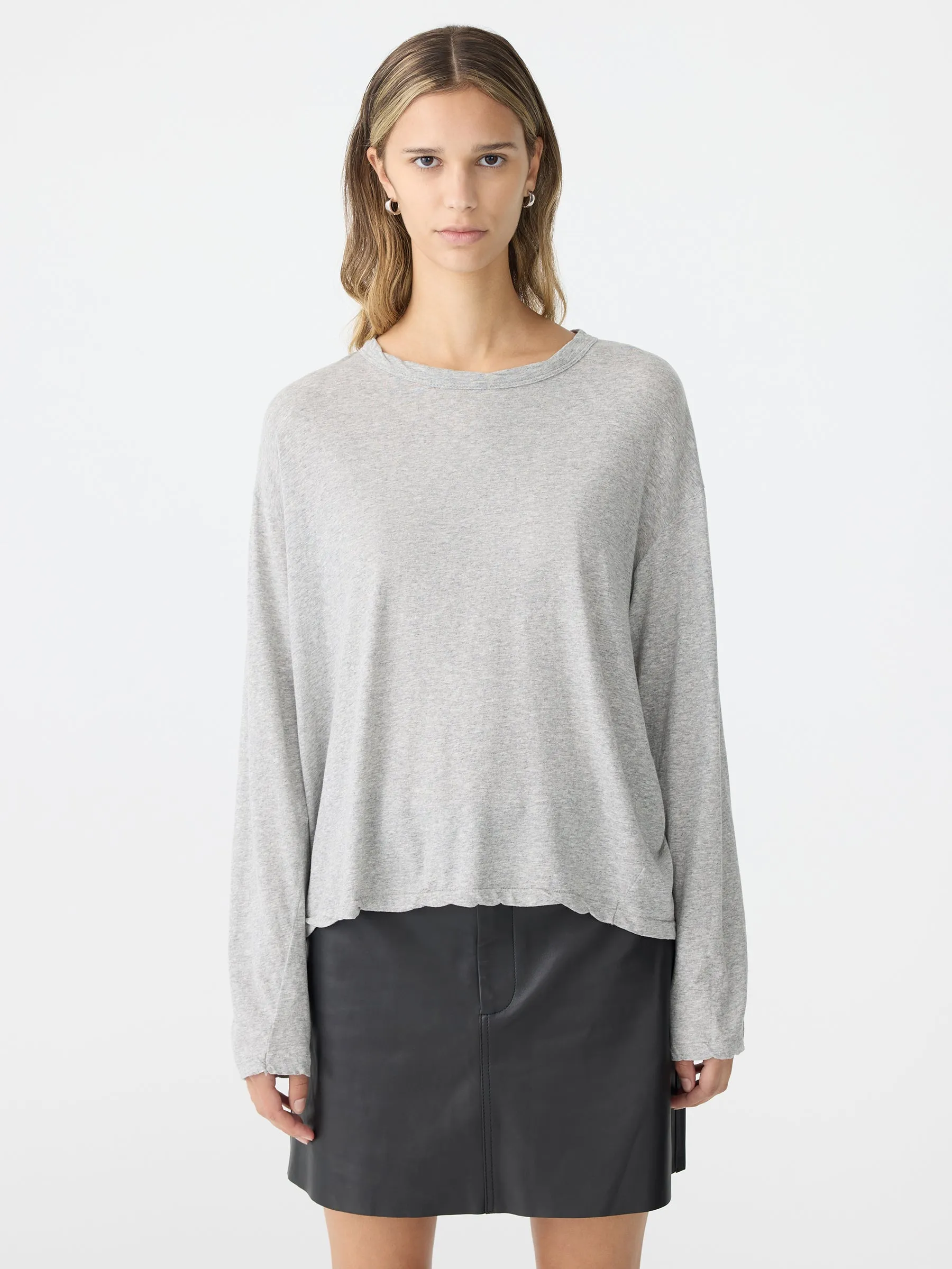 Slouch Superfine Long Sleeve T-Shirt sold by Bassike product image thumbnail 2