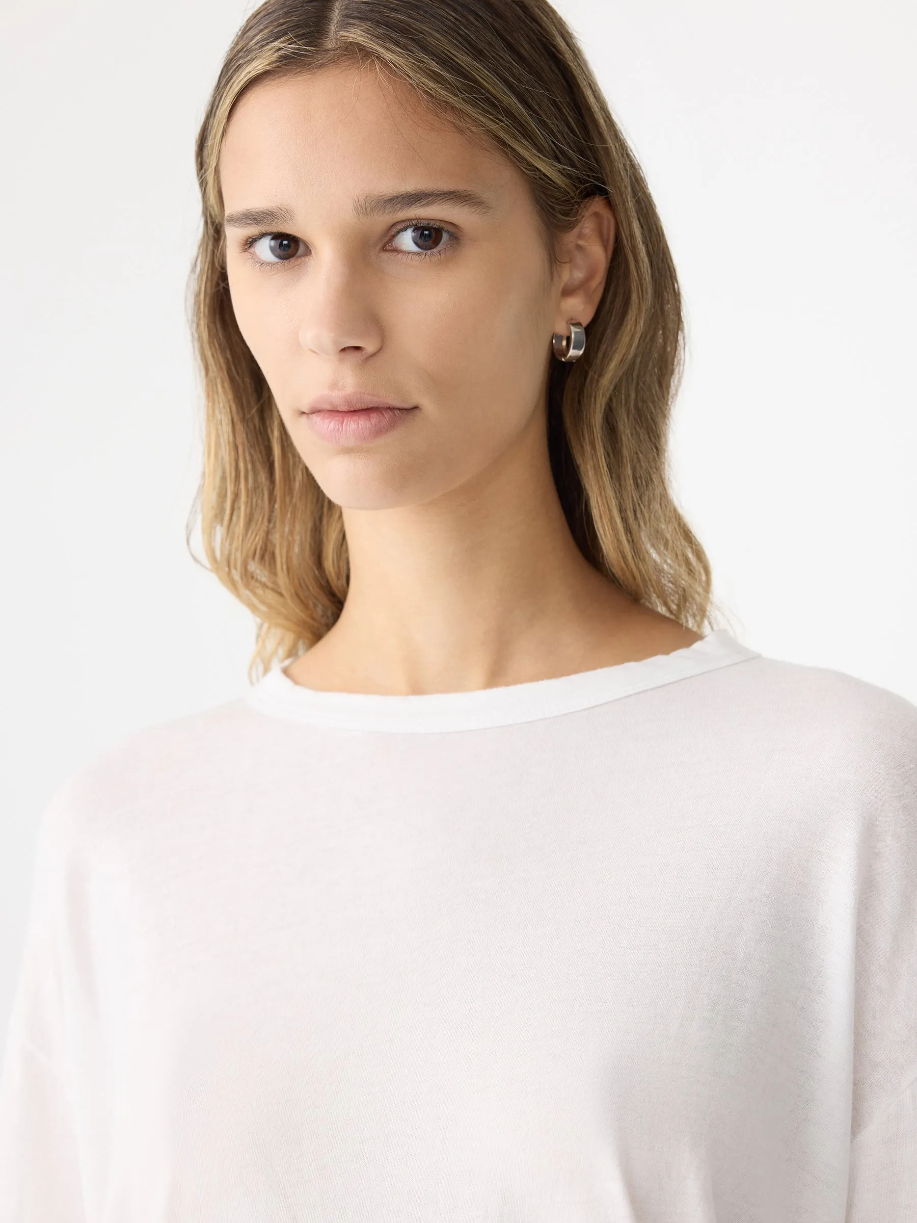 Slouch Superfine Long Sleeve T-Shirt sold by Bassike product image thumbnail 3