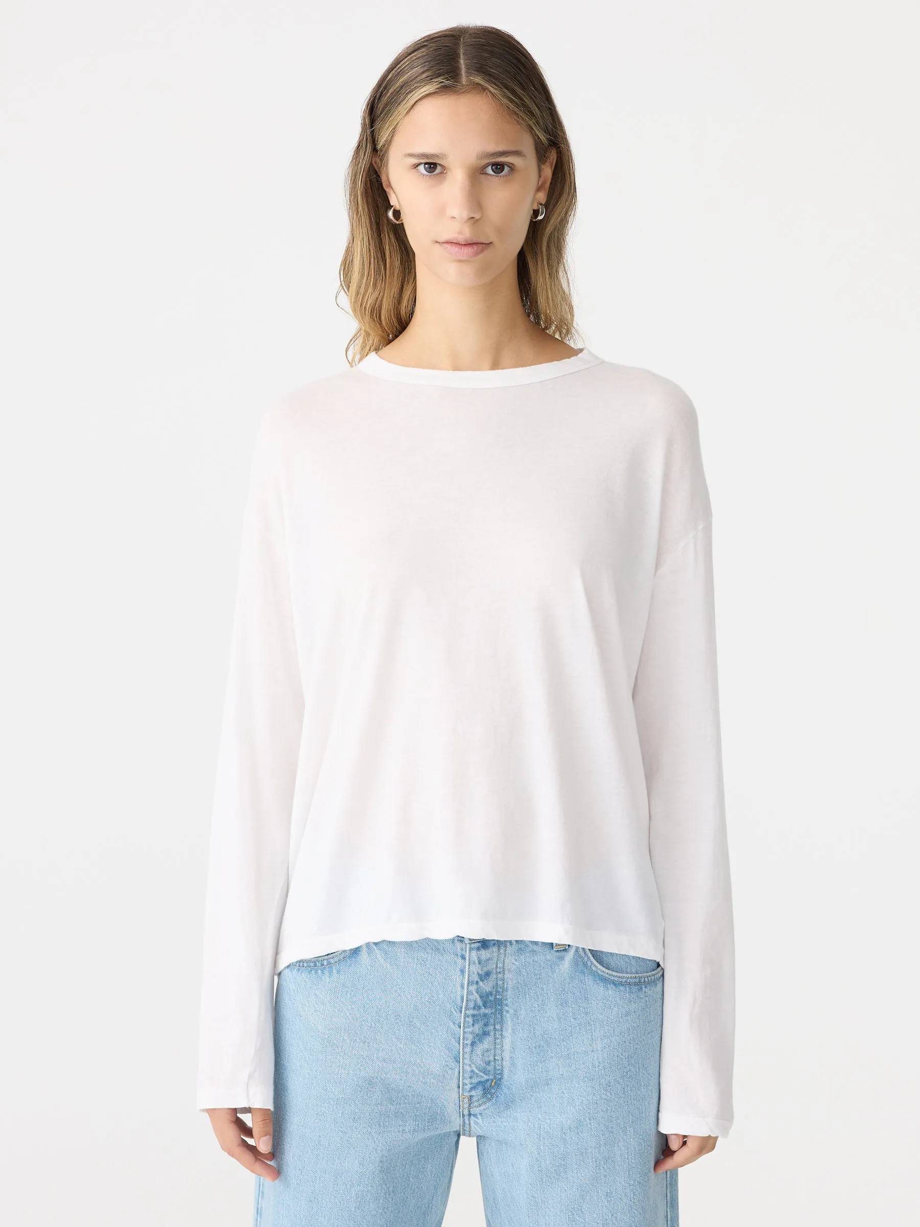 Slouch Superfine Long Sleeve T-Shirt sold by Bassike product image thumbnail 2