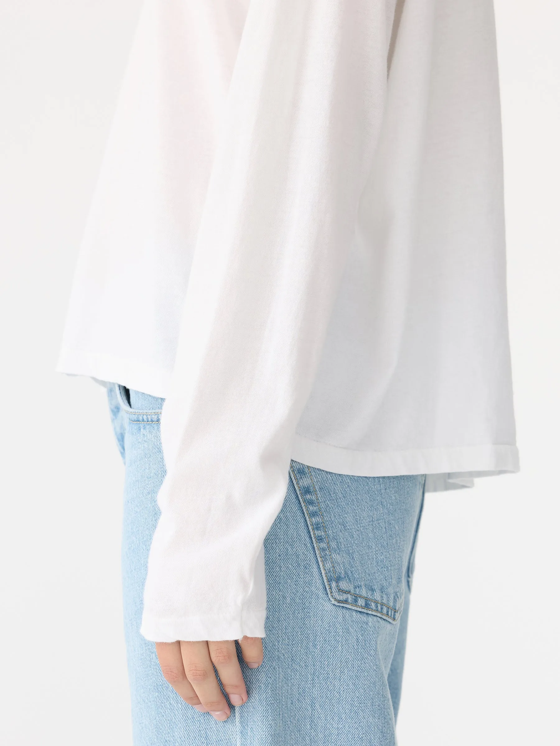 Slouch Superfine Long Sleeve T-Shirt sold by Bassike product image thumbnail 4