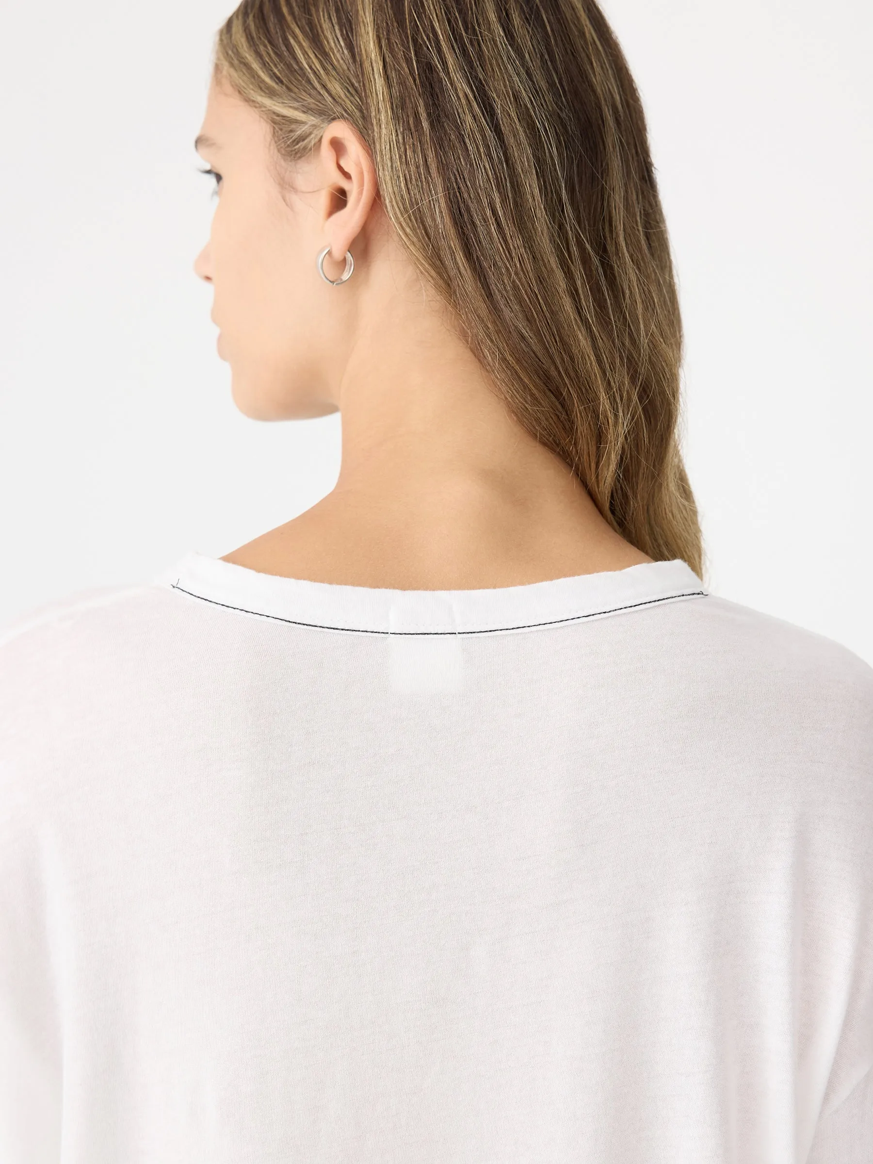 Slouch Superfine Long Sleeve T-Shirt sold by Bassike product image thumbnail 5